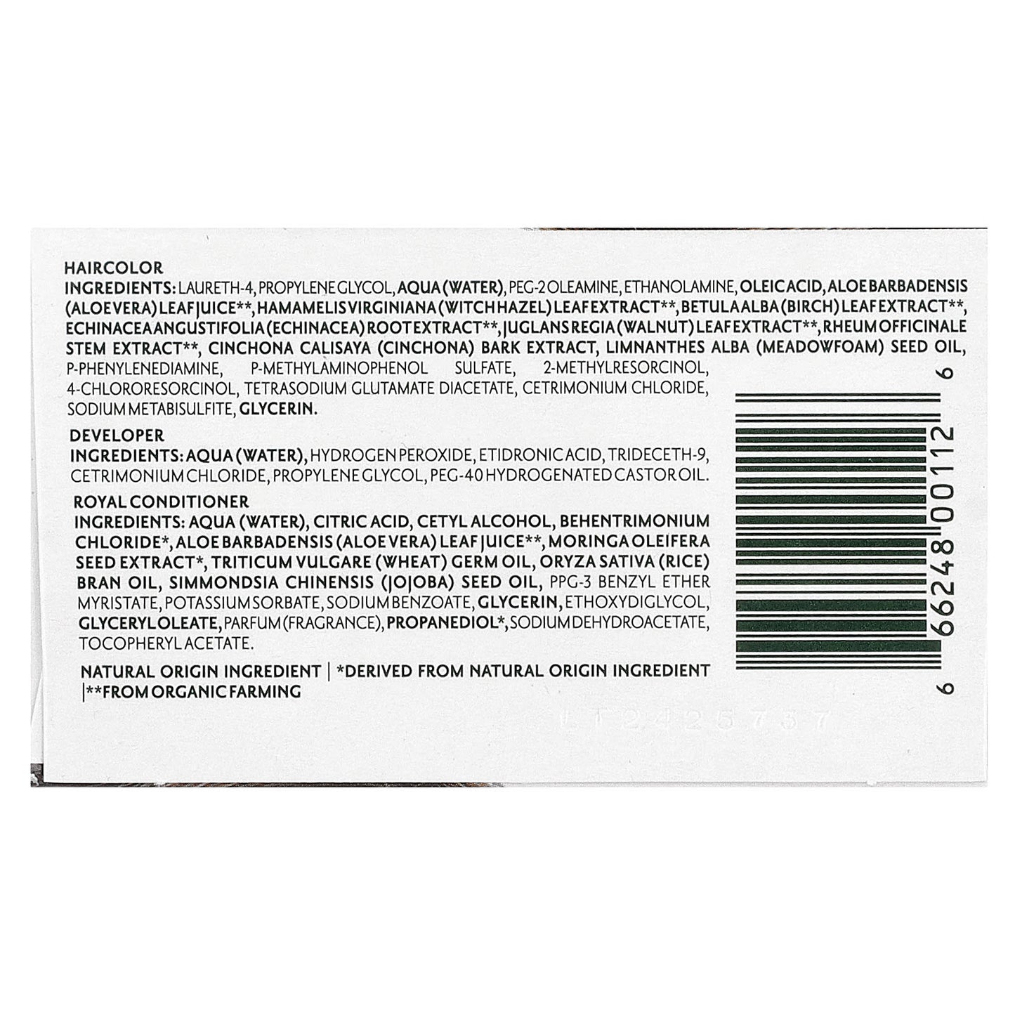 Herbatint Permanent Hair Color Gel - Dark Golden Blonde - Image 2