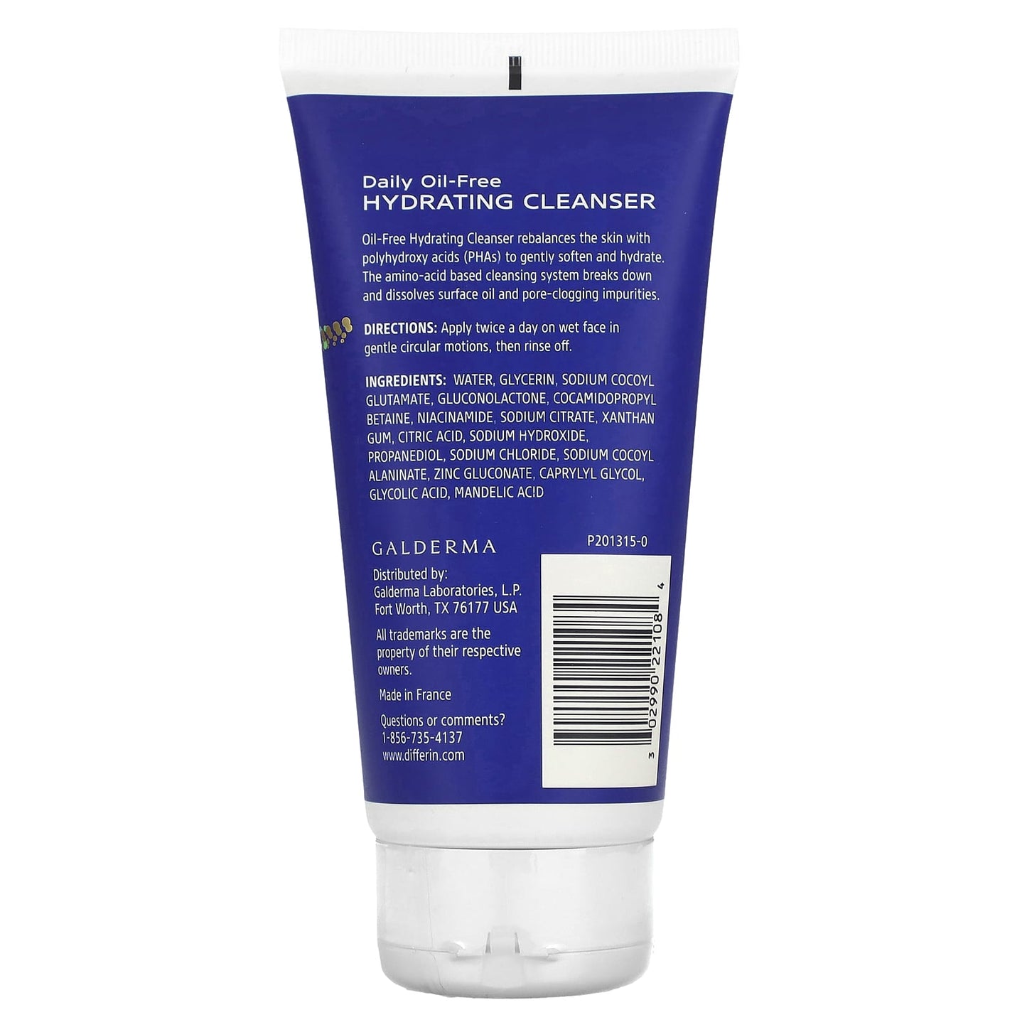 Differin Daily Oil-Free Hydrating Cleanser 6 fl oz (177 ml) - Image 2