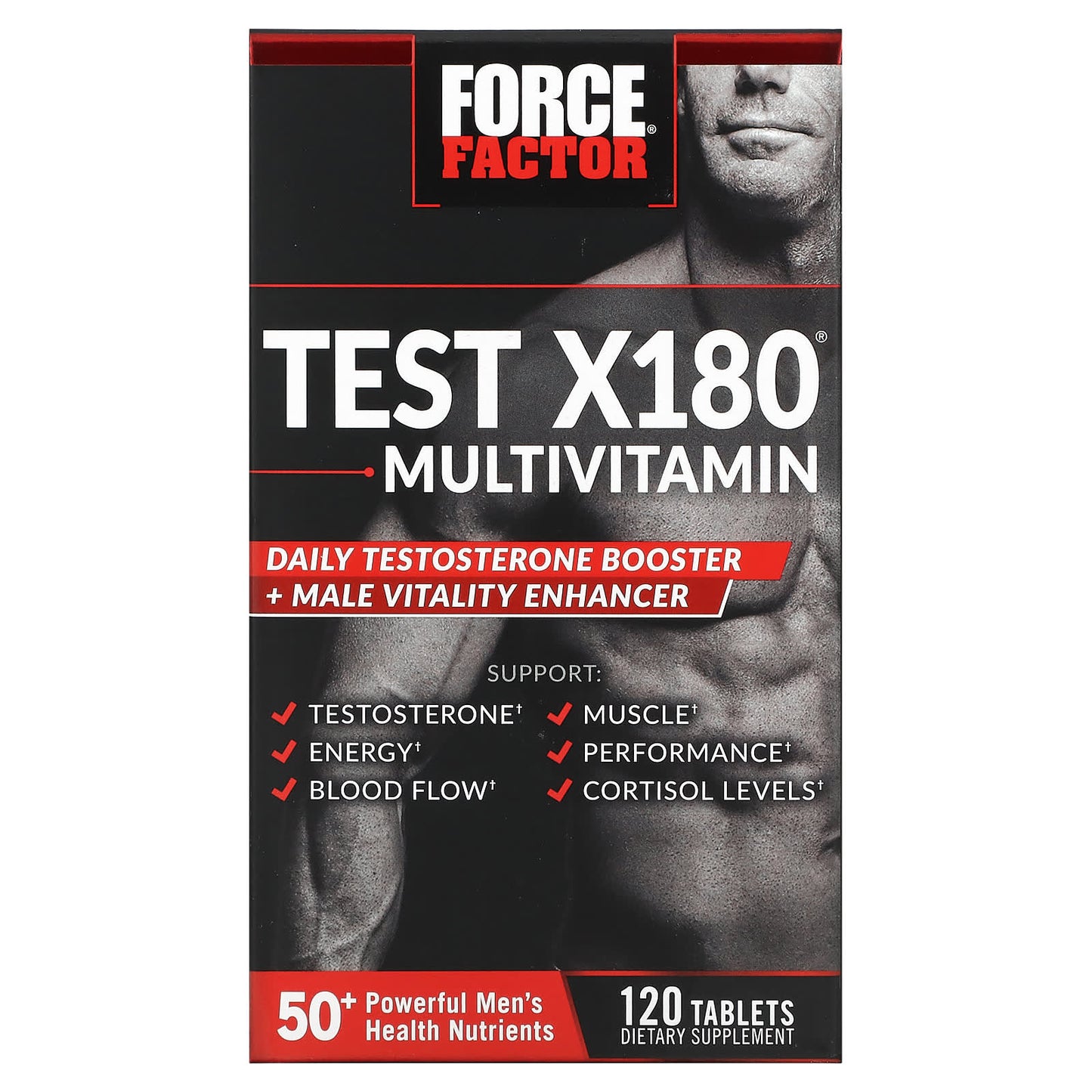 Boost Testosterone & Vitality with Force Factor Test X180 Multivitamin - Image 1