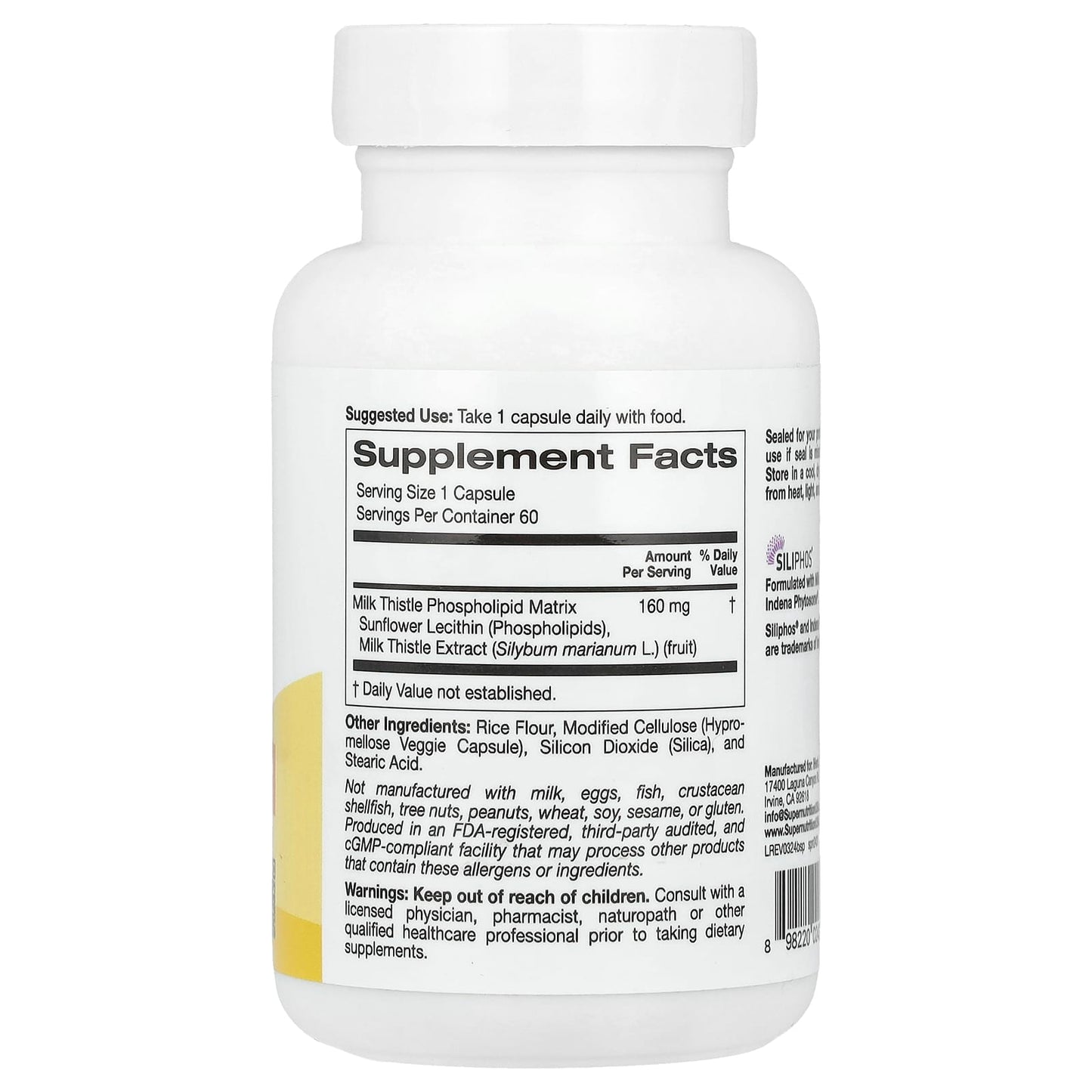 Milk Thistle Phytosome Supplement for Healthy Liver Function - Image 2