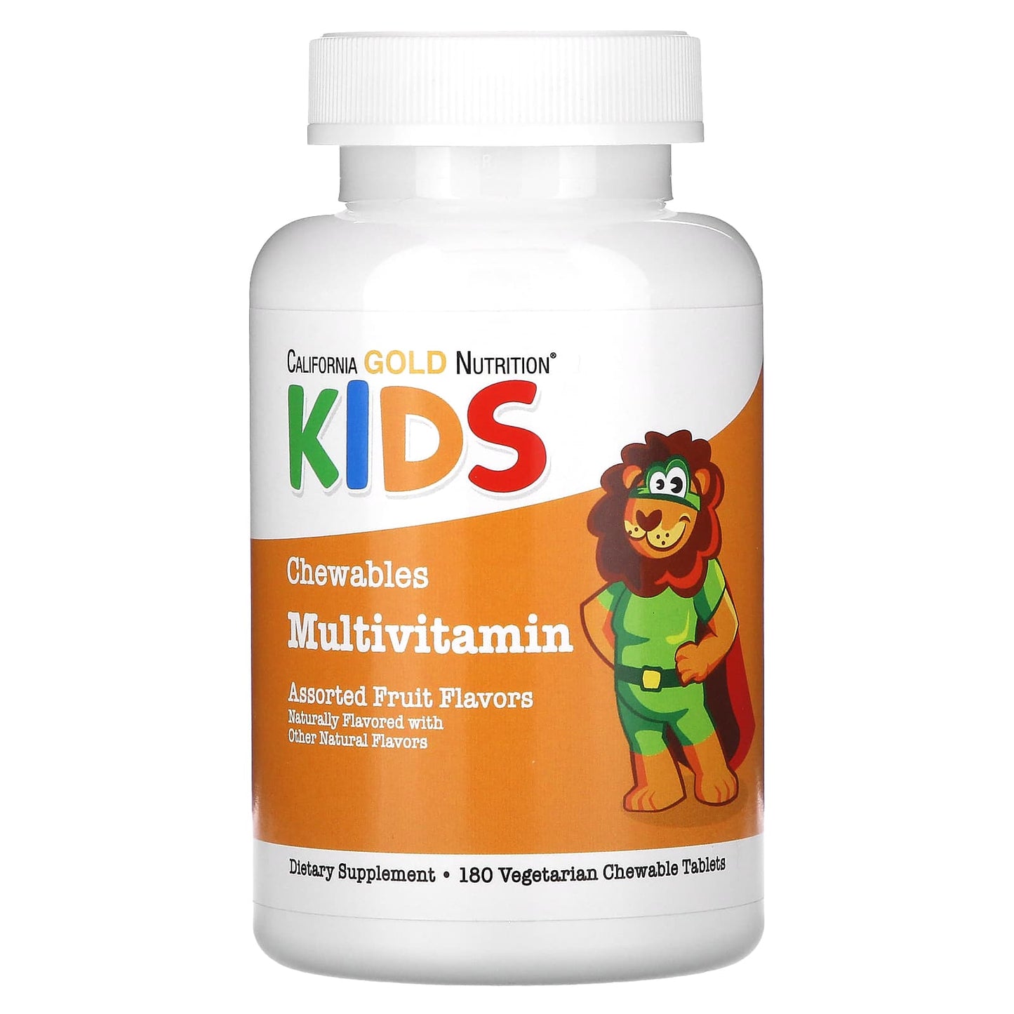 California Gold Nutrition Kids Chewable Multi-Vitamin with Fruits & Vegetables - Image 1