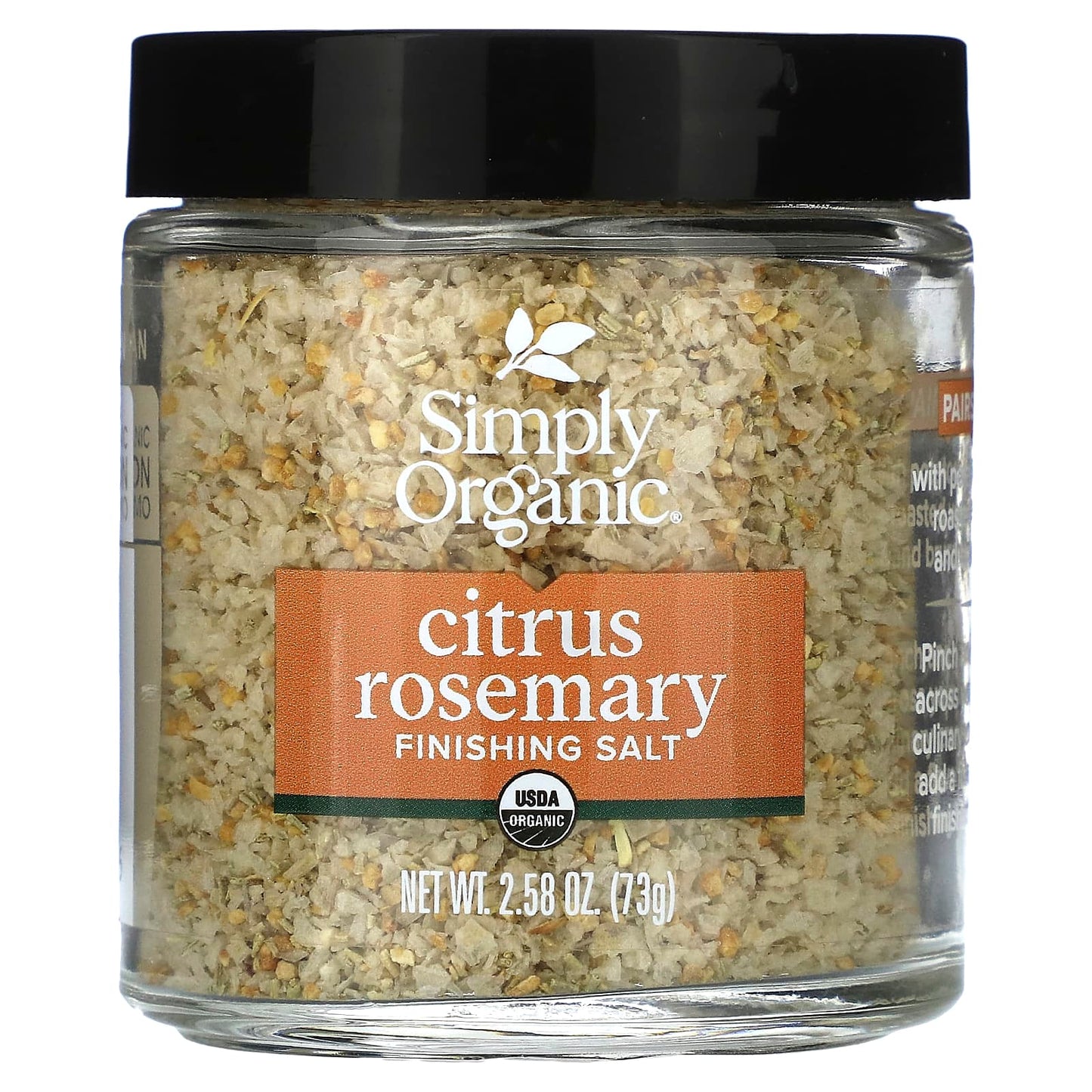 Simply Organic, Finishing Salt, Citrus Rosemary , 2.58 oz (73 g) - Image 1