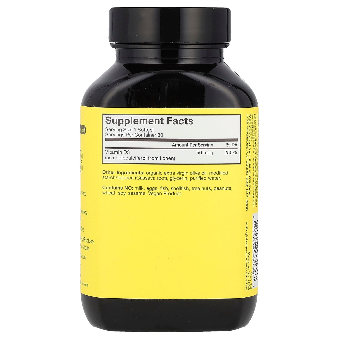 Boost Mood & Immune System with Vegan Vitamin D3 Softgels by HUM Nutrition - Image 2