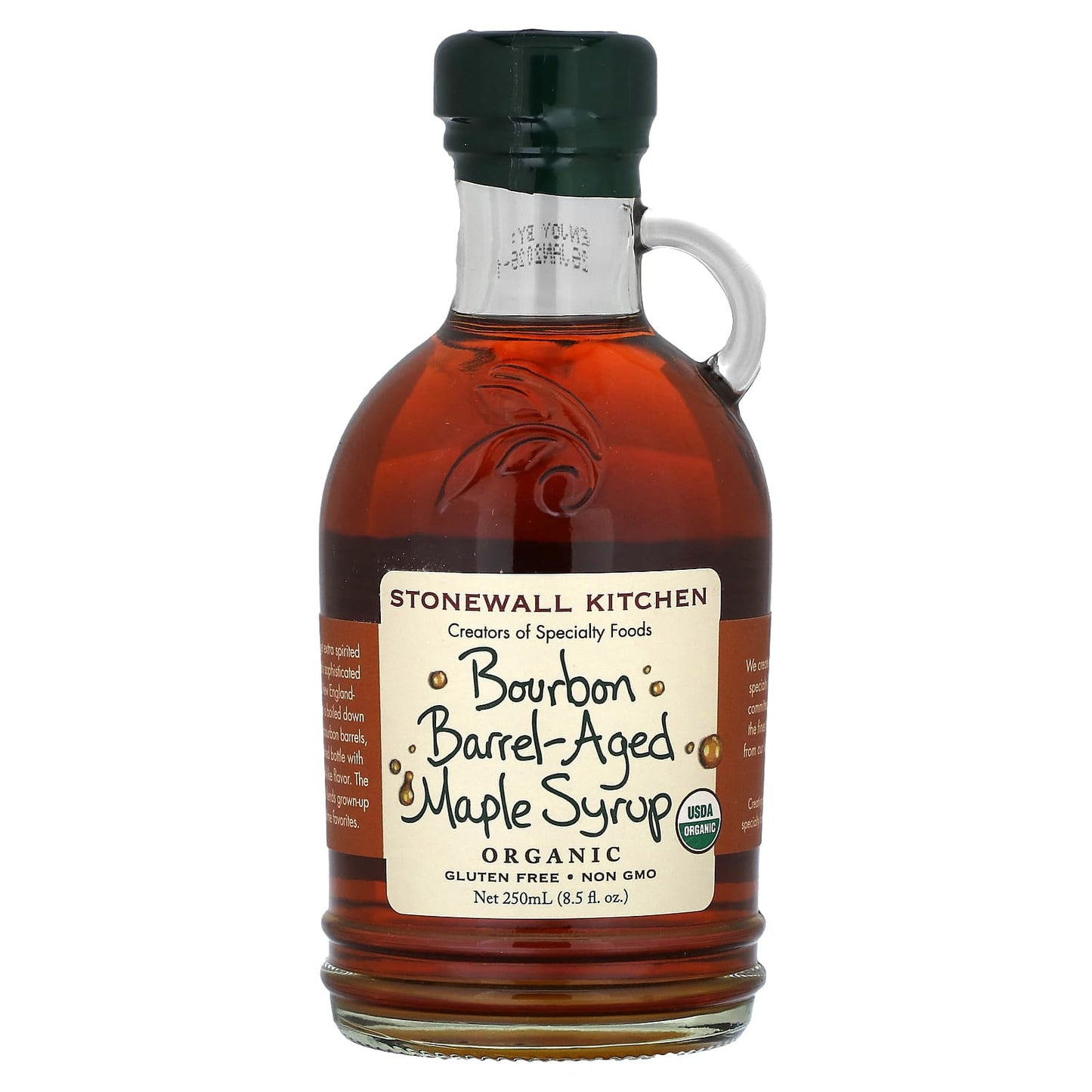 Stonewall Kitchen, Organic Bourbon Barrel-Aged Maple Syrup, 8.5 fl oz (250 ml) - Image 1