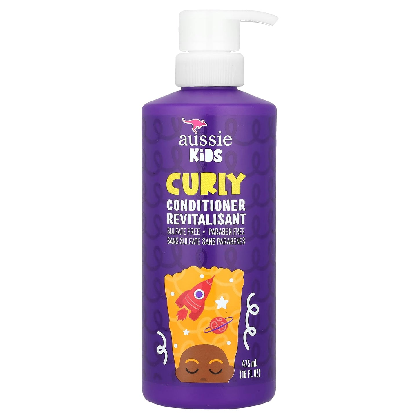 Aussie Kids Curly Conditioner, 16 fl oz - Sulfate Free, Paraben Free - Image 1