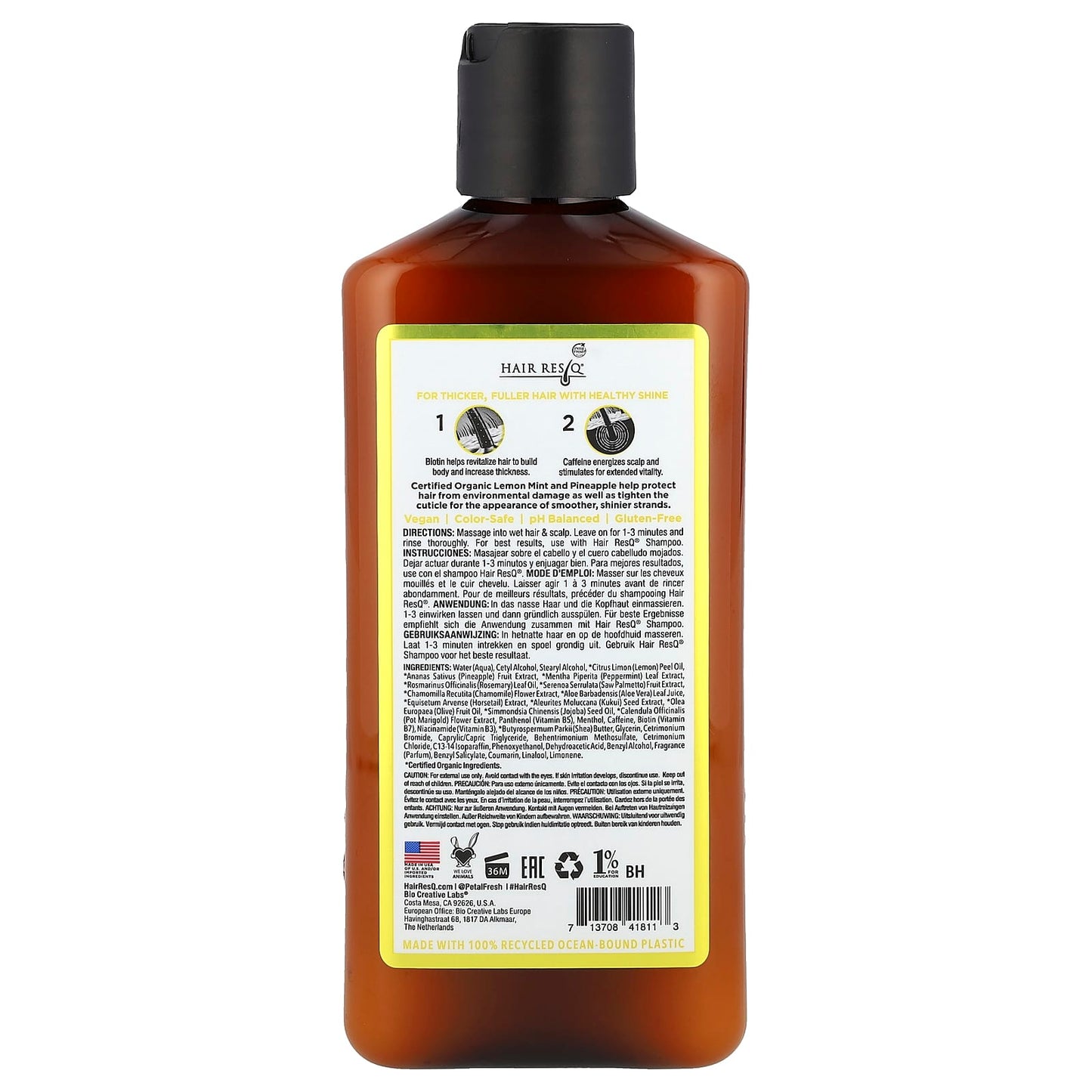 Petal Fresh, Hair ResQ®, Thickening Treatment, Weightless Conditioner, For Thinning Hair, 12 fl oz (355 ml) - Image 2