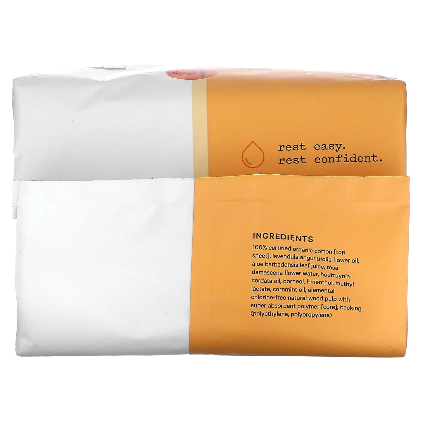 The Honey Pot Company, 100% Organic Cotton Cover Heavy Flow Overnight Pads, 16 Count - Image 2
