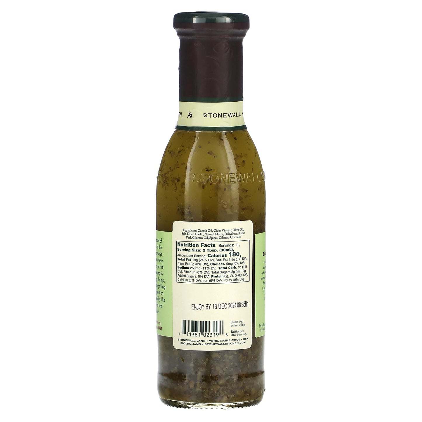 Stonewall Kitchen, Cilantro Lime Dressing, 11 fl oz (330 ml) - Image 2