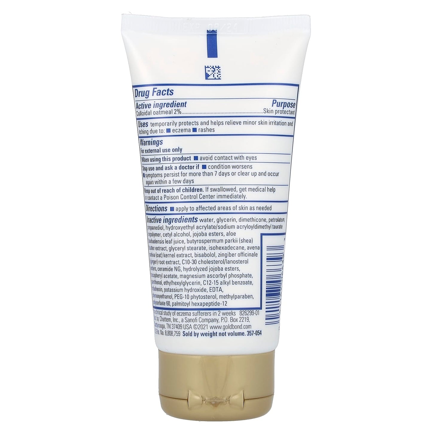Gold Bond Eczema Relief Medicated Hand Cream, 3 oz - Soothe Dry Skin - Image 2
