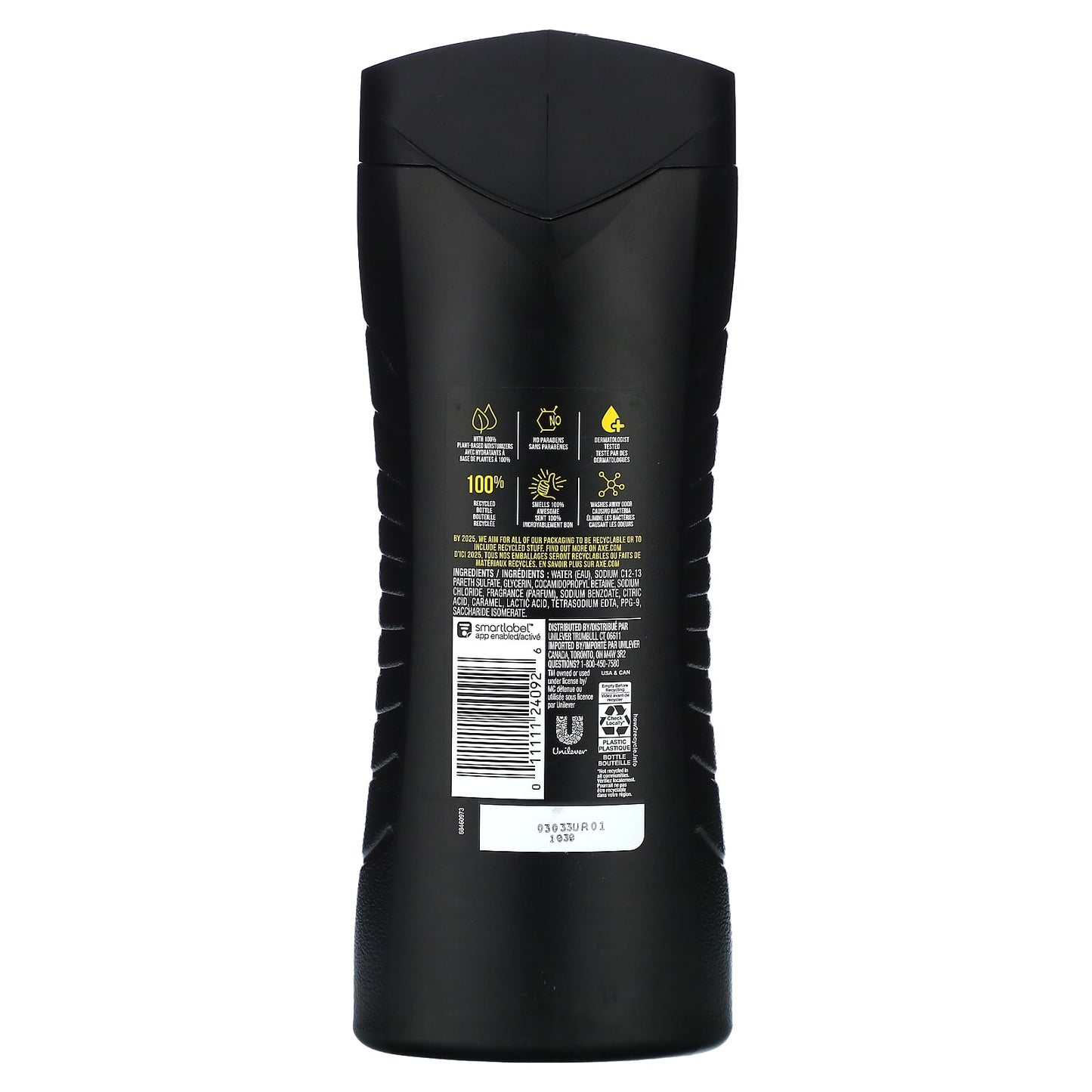 Axe Dark Temptation Body Wash - 12H Dark Chocolate Scent - Image 2