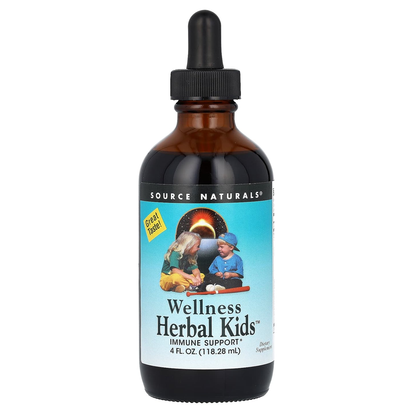 Source Naturals, Wellness Herbal Kids™, 4 fl oz (118.28 ml) - Image 1