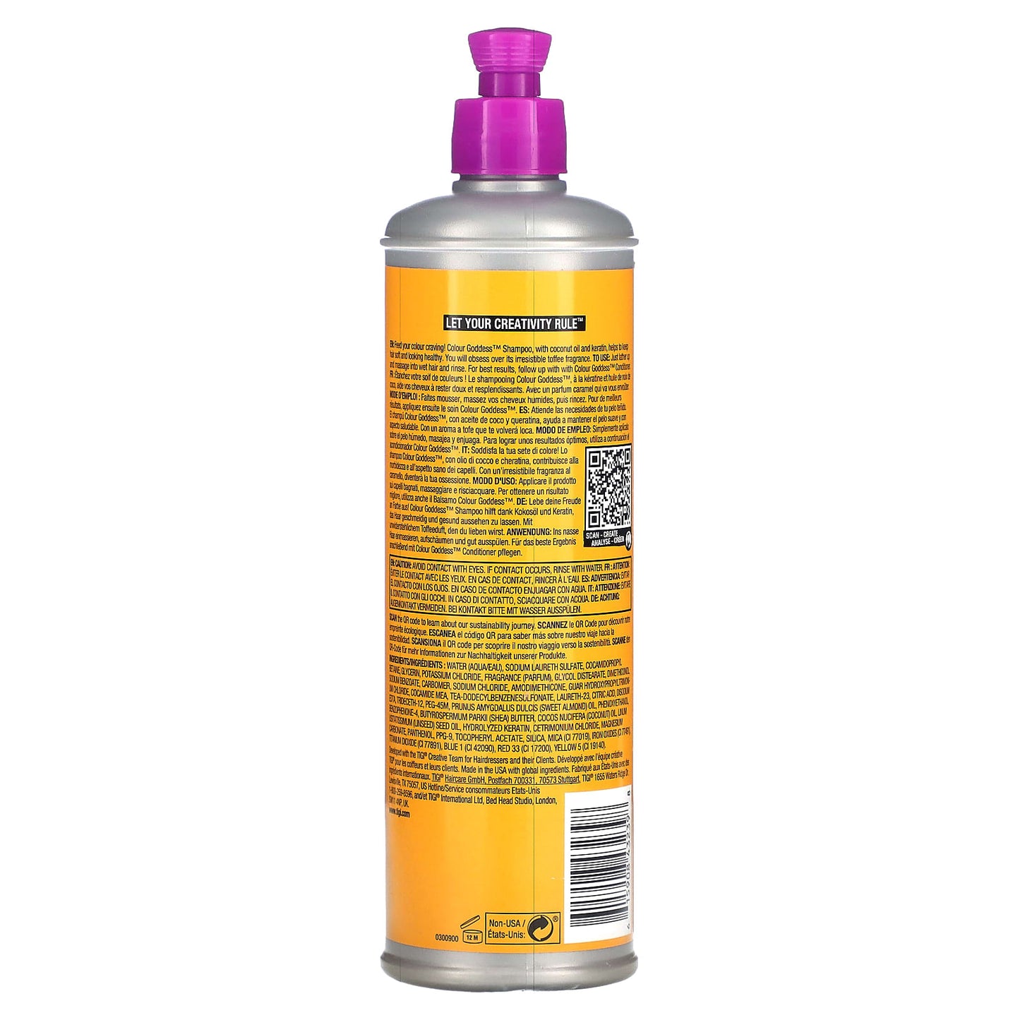 TIGI, Bed Head, Colour Goddess, Oil Infused Shampoo, For Colored Hair, 13.53 fl oz (400 ml) - Image 2