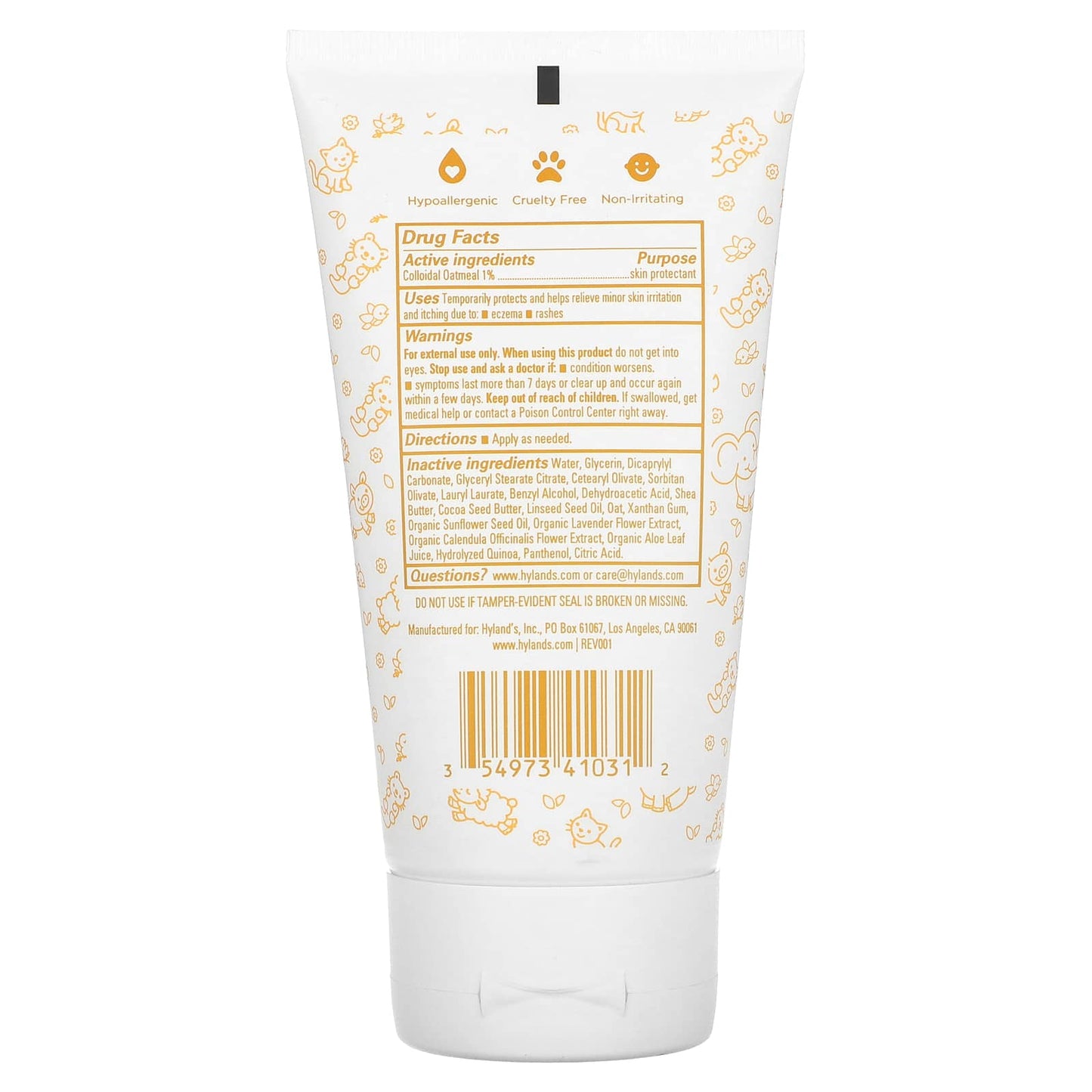 Eczema Relief for Baby Skin: Hyland's Naturals 5 oz Lotion - Image 2