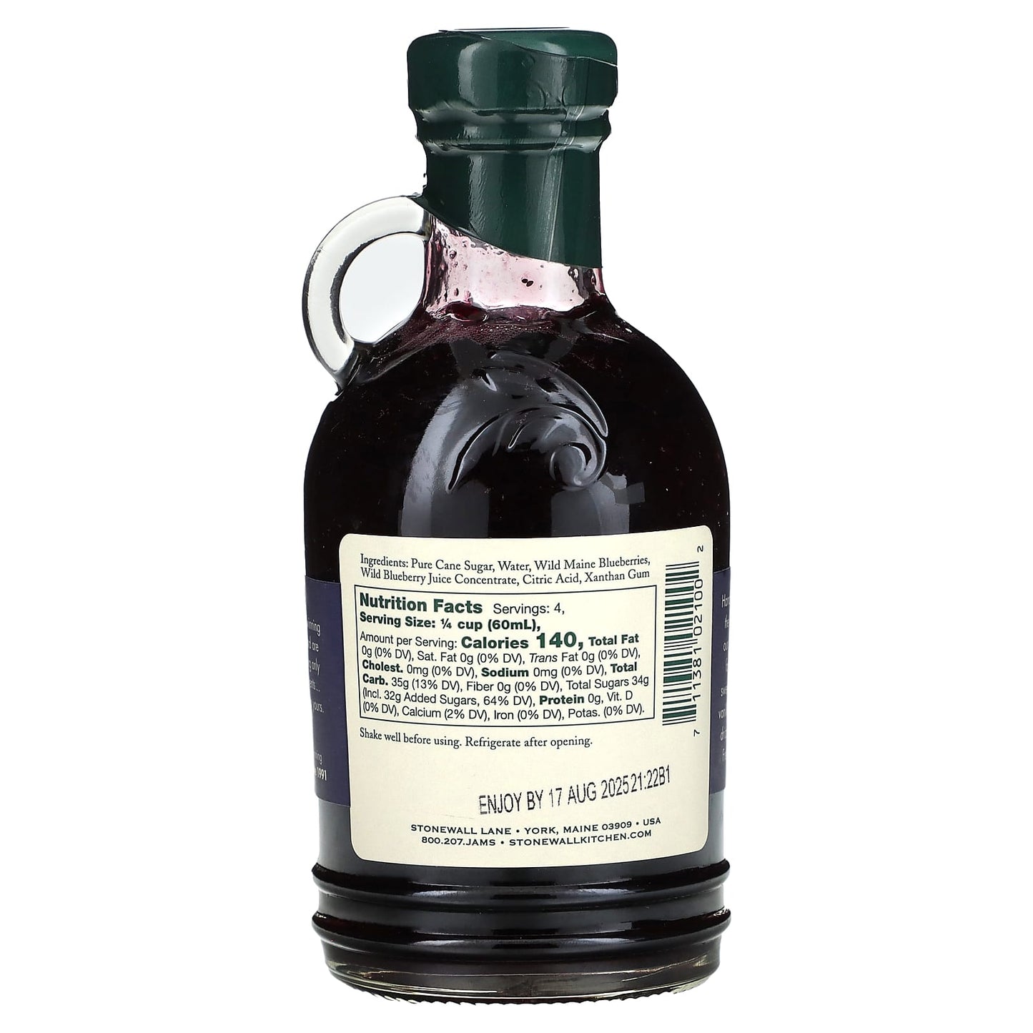 Stonewall Kitchen, Wild Maine Blueberry Syrup, 8.5 fl oz (250 ml) - Image 2