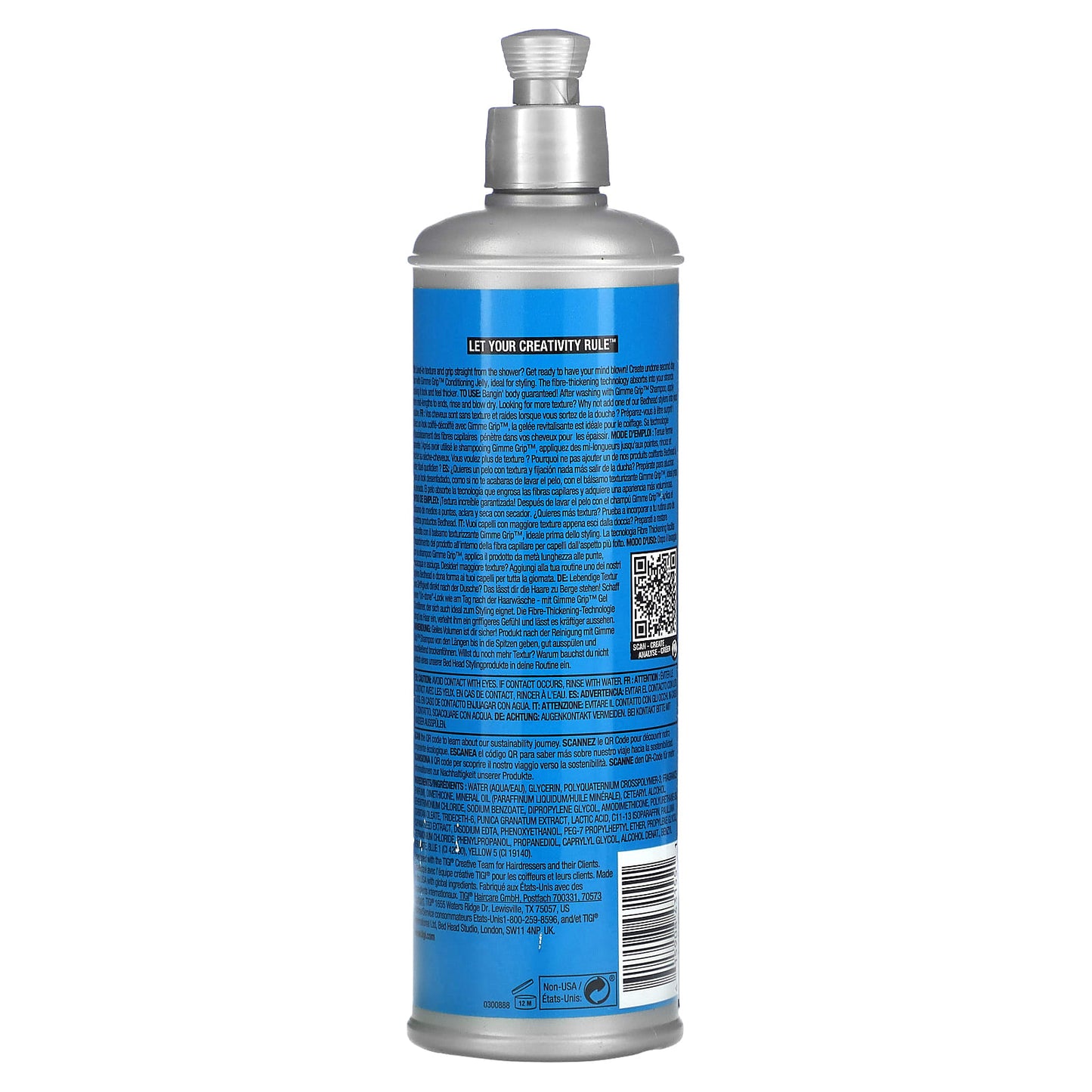 TIGI, Bed Head, Gimme Grip, Texturizing Conditioner, For Lifeless Hair, 13.53 fl oz (400 ml) - Image 2