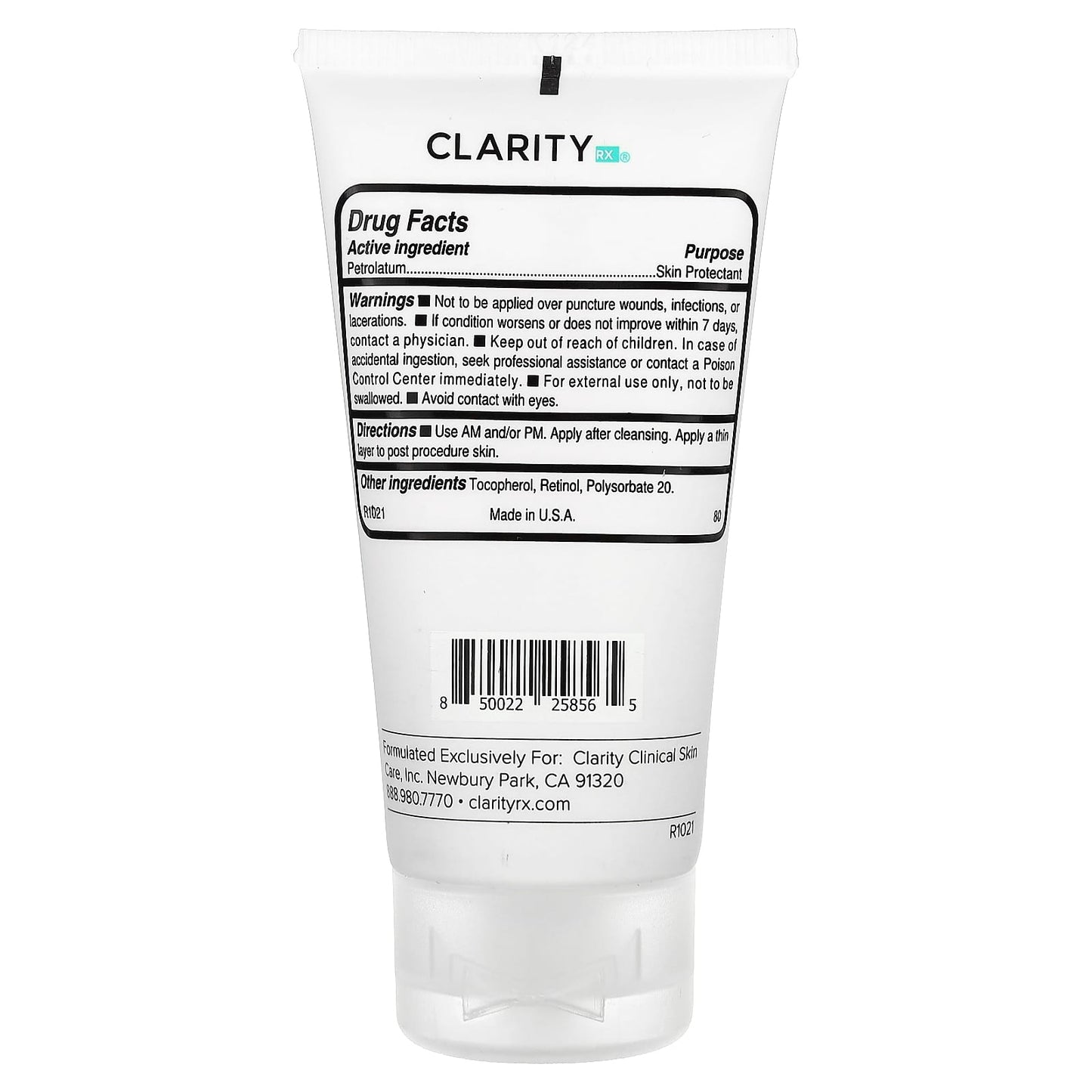 ClarityRx Healing Fine Barrier Ointment for Soothing Irritated Skin - 1.76 oz - Image 2