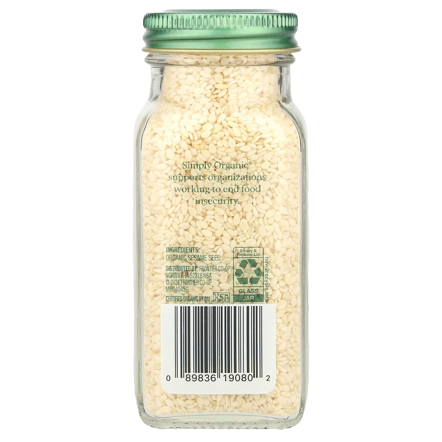 Simply Organic, Sesame Seed, 2.82 oz (80 g) - Image 2