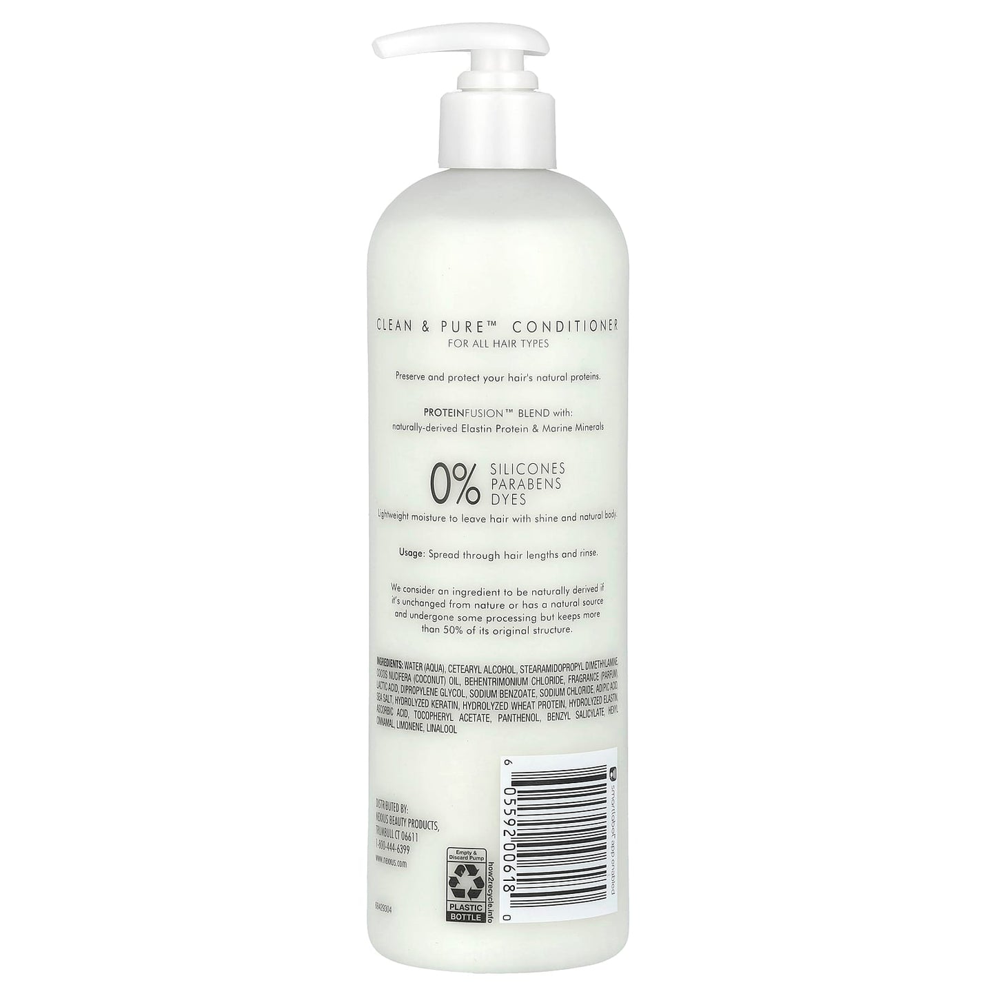 Nexxus, Clean & Pure™, Nourishing Detox Conditioner, All Hair Types, 16.5 fl oz (488 ml) - Image 2