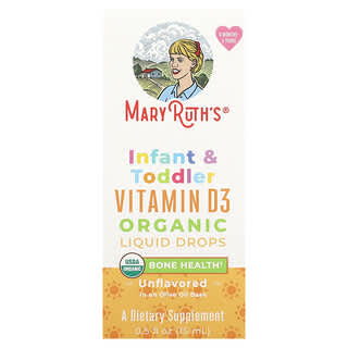 MaryRuth's Organic Toddler Vitamin D3 Drops - 6 Months to 3 Years