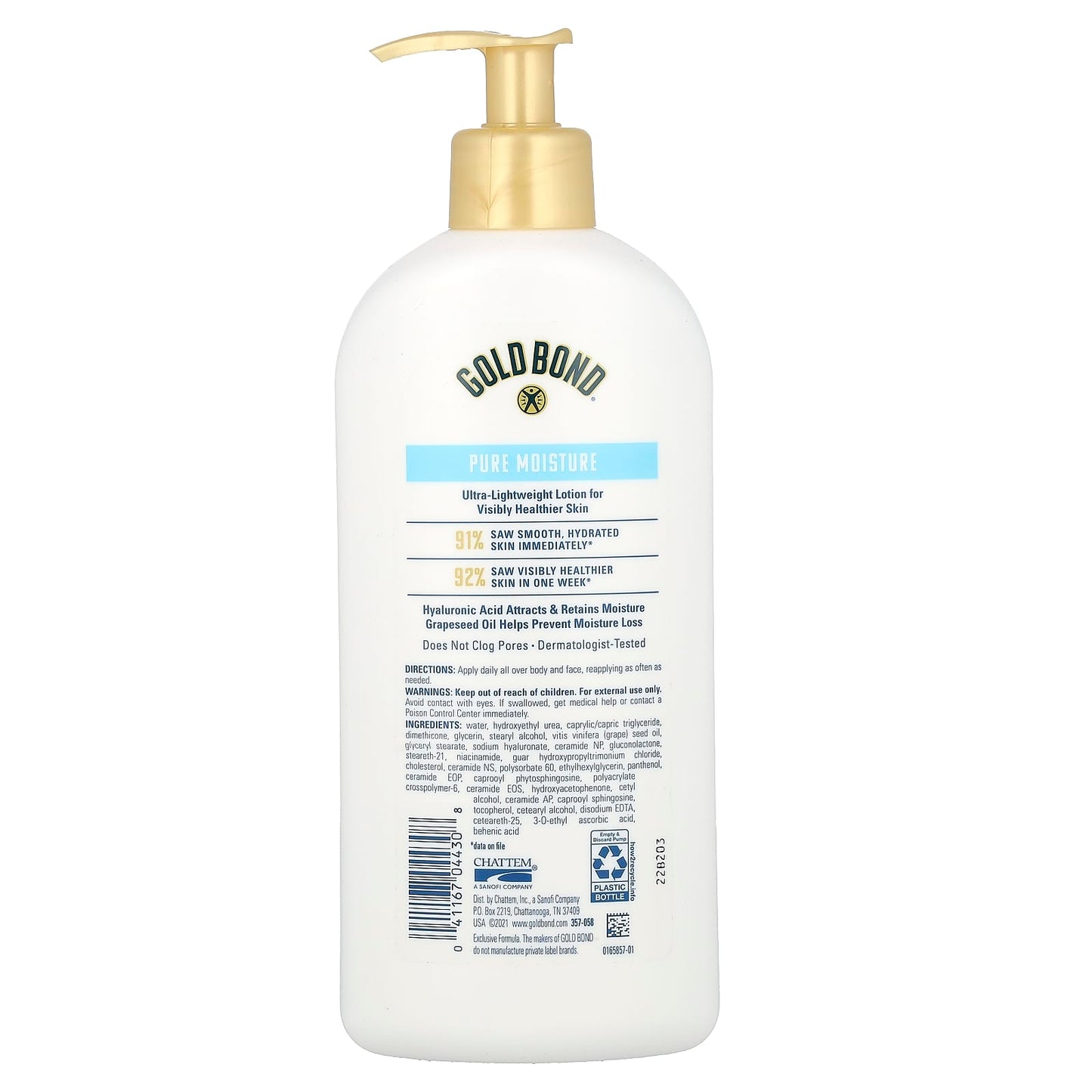 Gold Bond Pure Moisture Daily Body & Face Lotion (14 oz) - Image 2