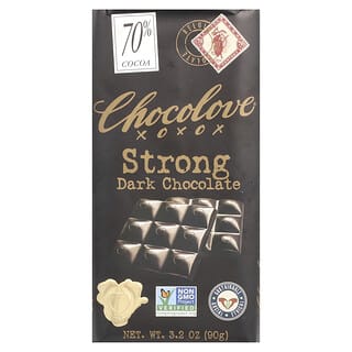 Rich, Intense Dark Chocolate Bars by Chocolove, 70% Cocoa