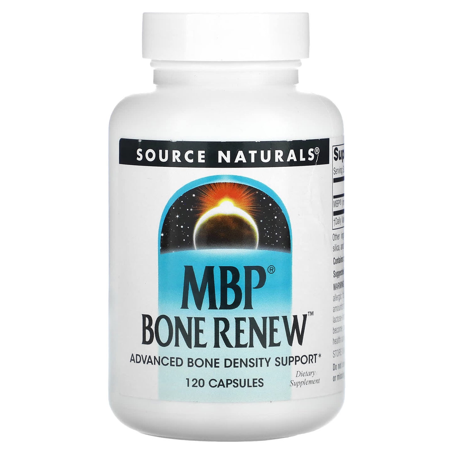 Source Naturals, MBP, Bone Renew, 40 mg, 120 Capsules - Image 1