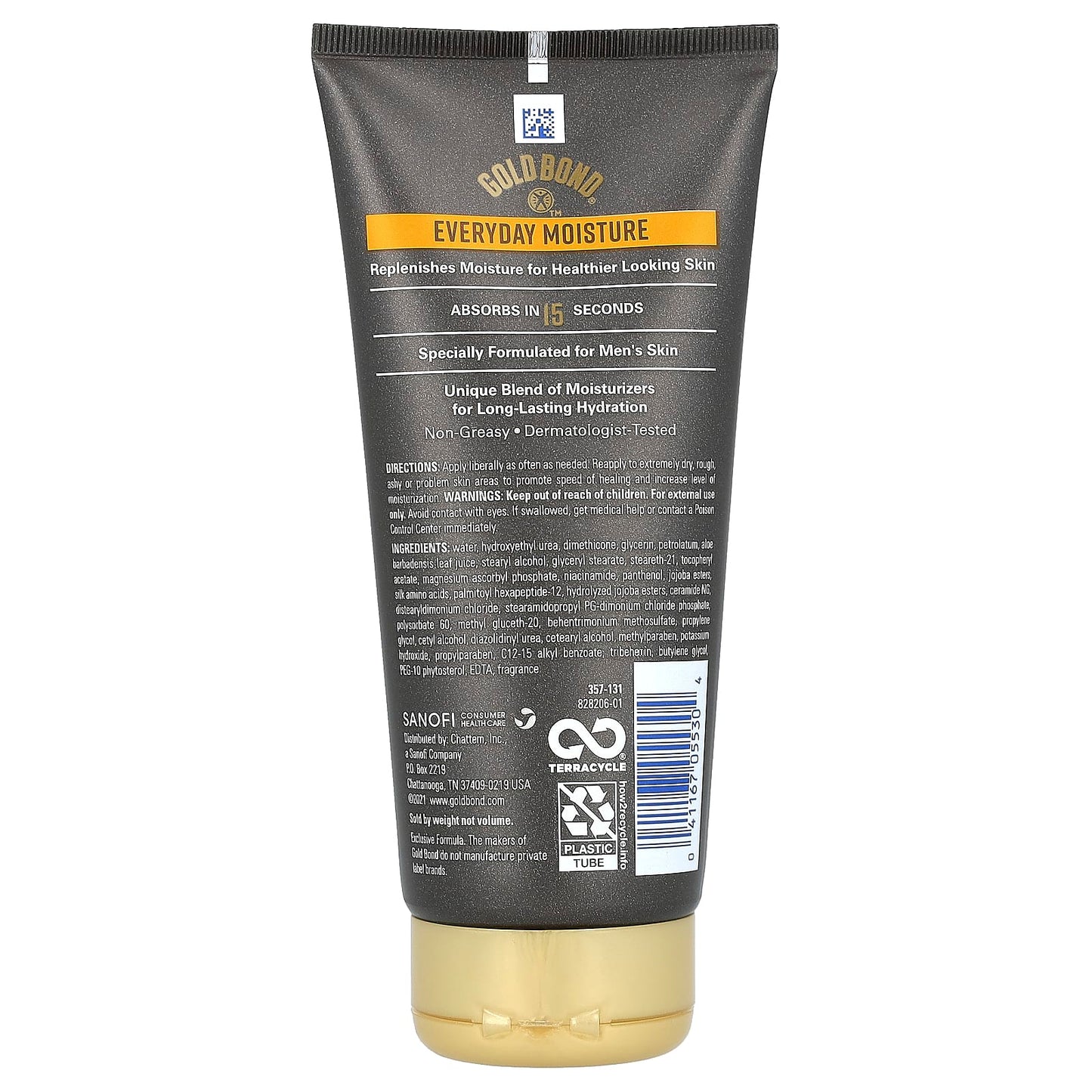 Gold Bond Men's Daily Moisturizer, Normal to Dry Skin, 6.5 oz (184g) - Image 2