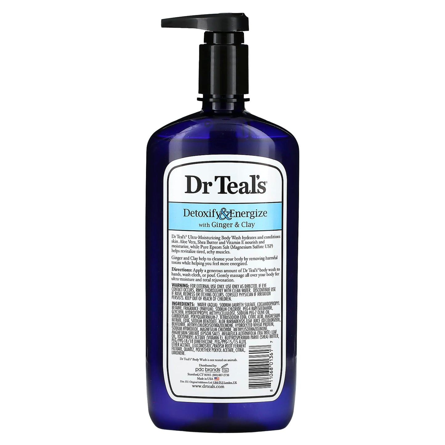Detoxify & Energize with Dr. Teal's Epsom Salt Body Wash - 24 fl oz - Image 2