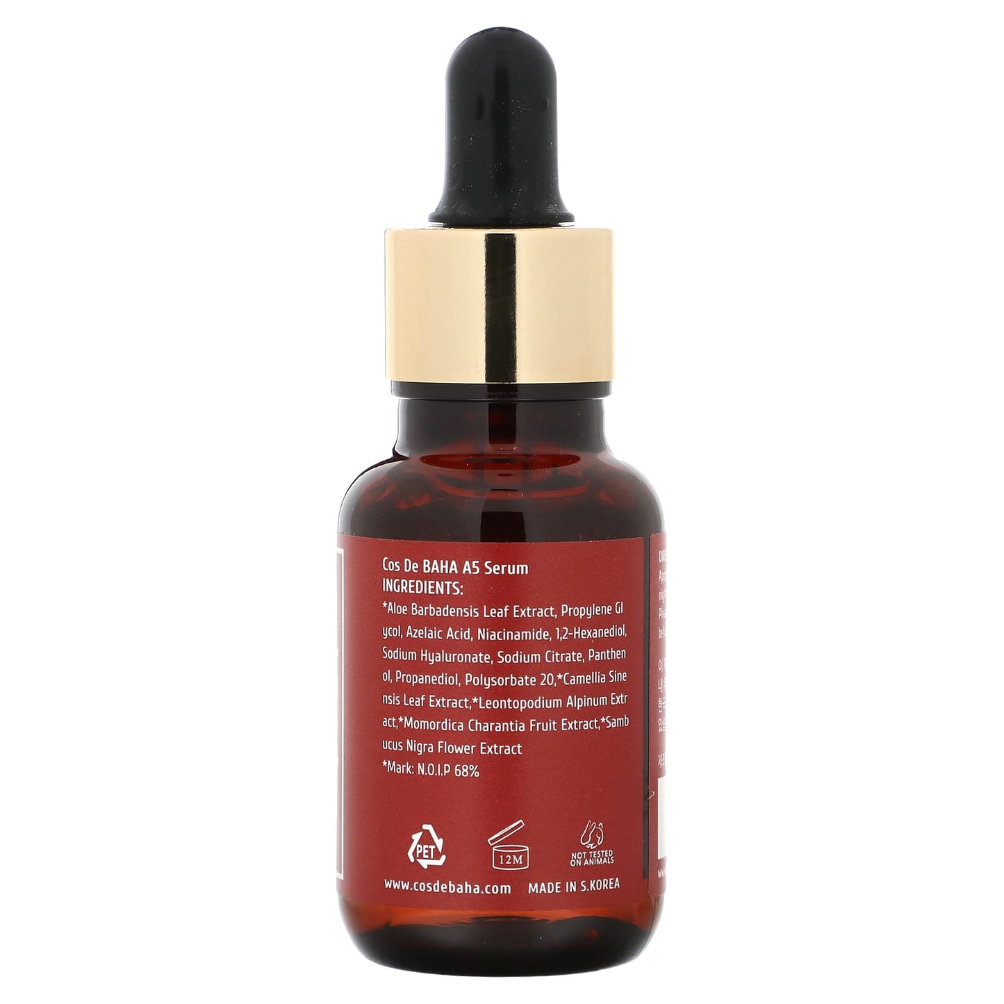Cos De BAHA Azelaic Acid 5 Serum for Acne, Niacinamide & Hyaluronic Acid, 1 fl oz (30 ml) - Image 2