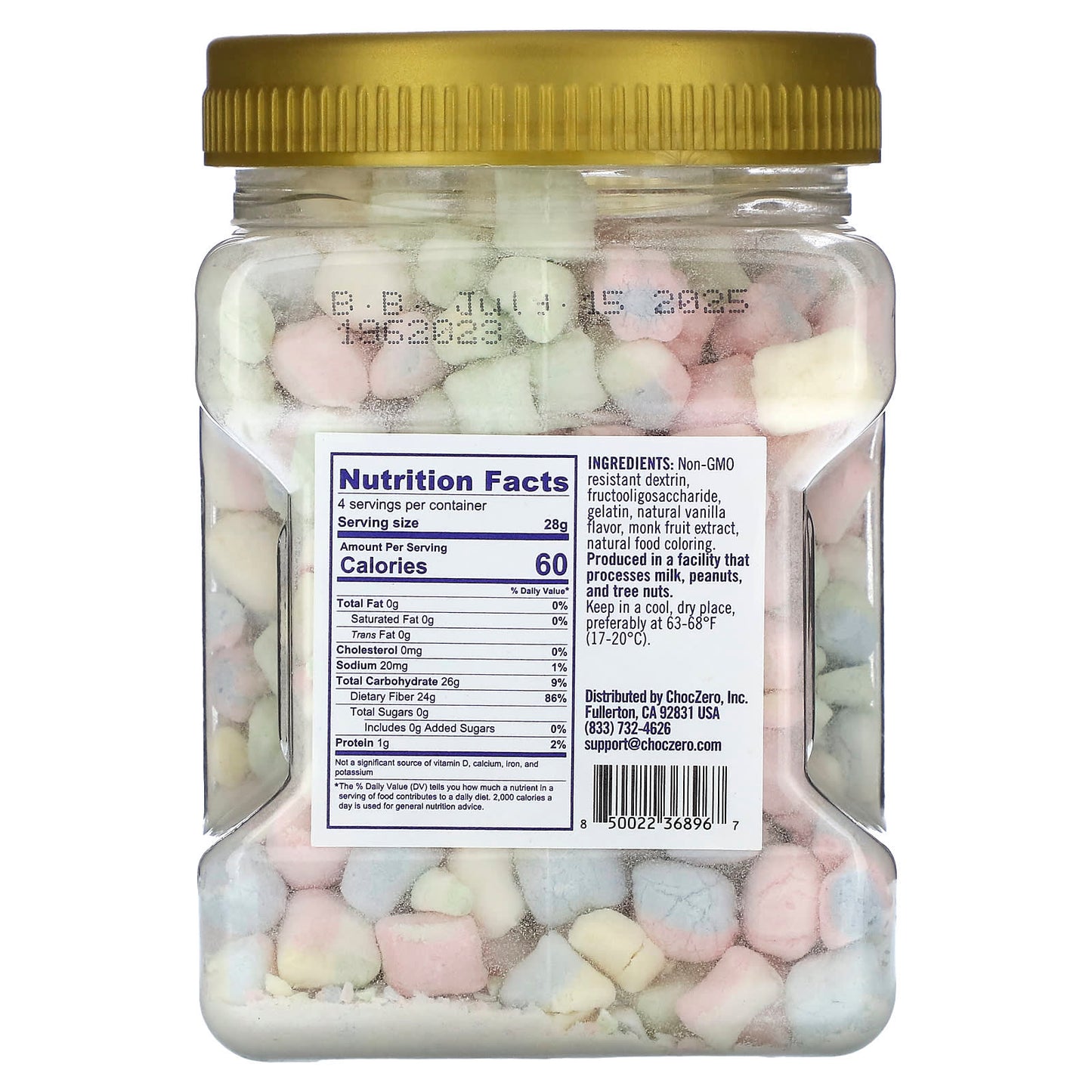 ChocZero, Freeze Dried S'mallows, Vanilla, 4 oz (112 g)