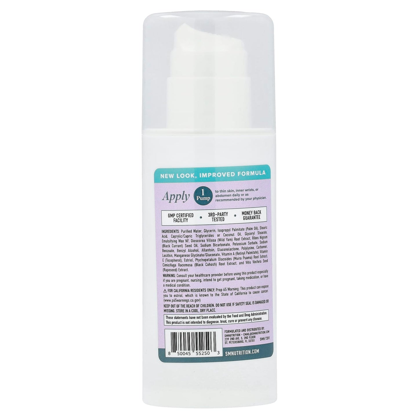 SMNutrition, Estro Life®, Estrogen Cream with Estriol , 4 oz - Image 2