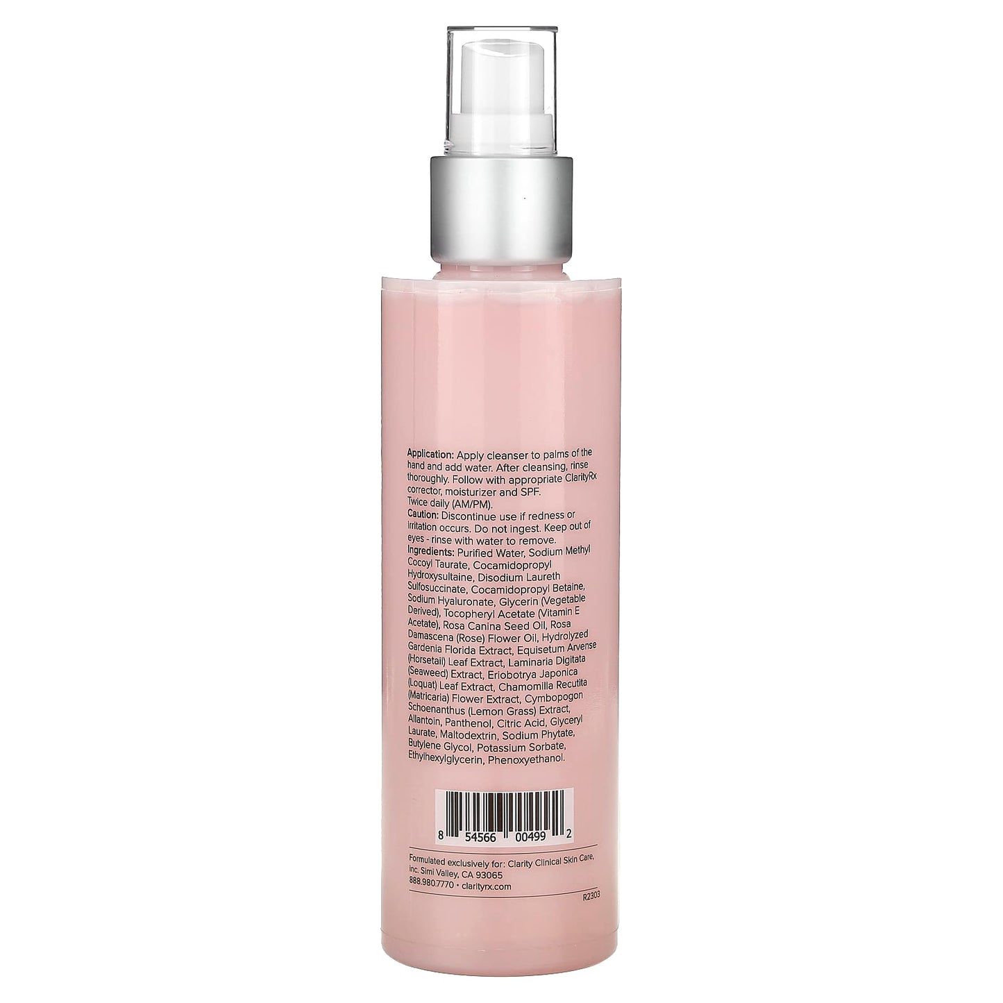 ClarityRx Vitamin-Infused Daily Cleanser for Glowing Skin, 6 fl oz (180 ml) - Image 2