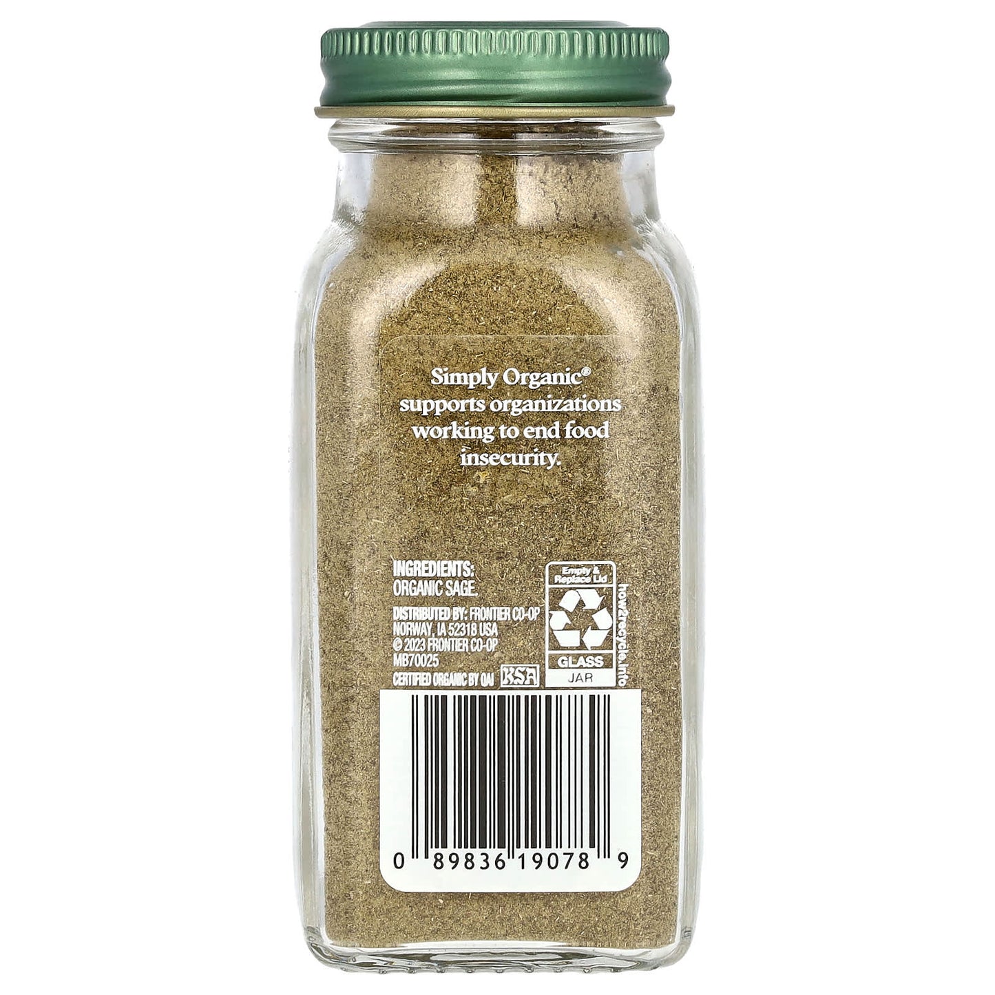 Simply Organic, Sage, 1.2 oz (34 g) - Image 2