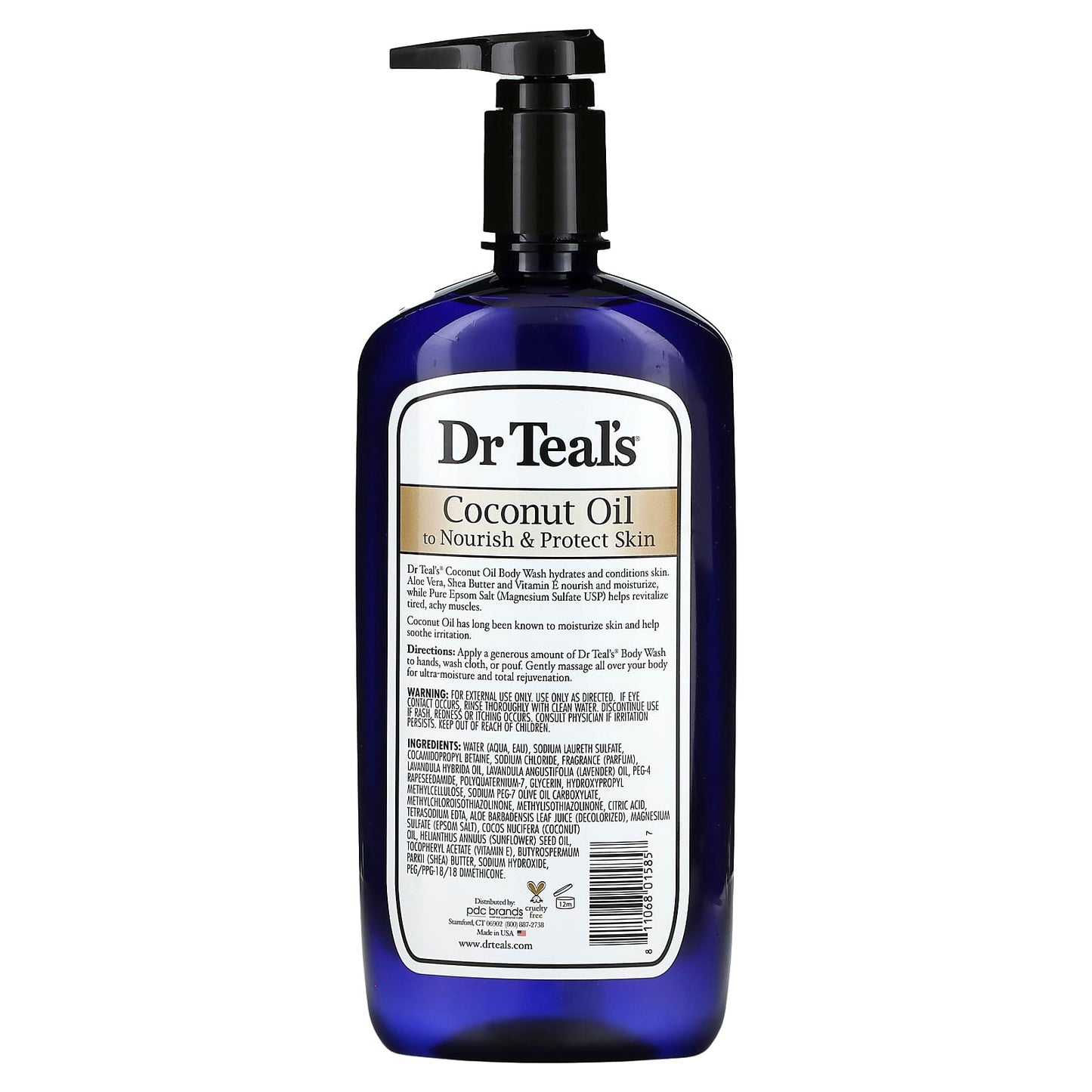 Coconut Oil Body Wash with Epsom Salt by Dr. Teal's - 24 fl oz - Image 2