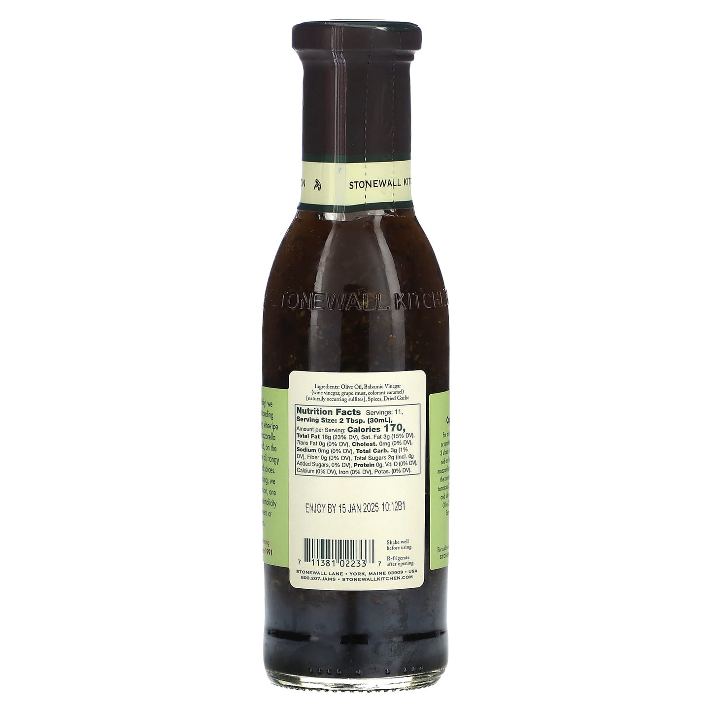 Stonewall Kitchen, Olive Oil & Balsamic Dressing, 11 fl oz (330 ml) - Image 2
