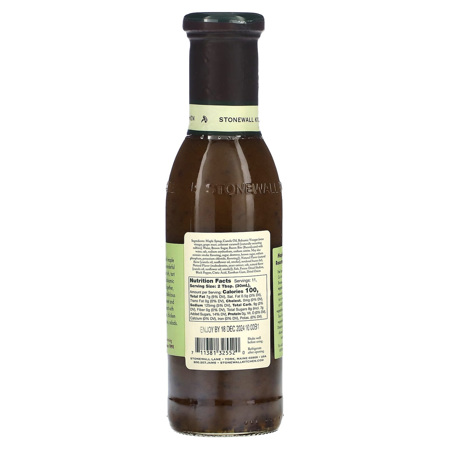 Stonewall Kitchen, Maple Bacon Balsamic Dressing, 11 fl oz (330 ml) - Image 2