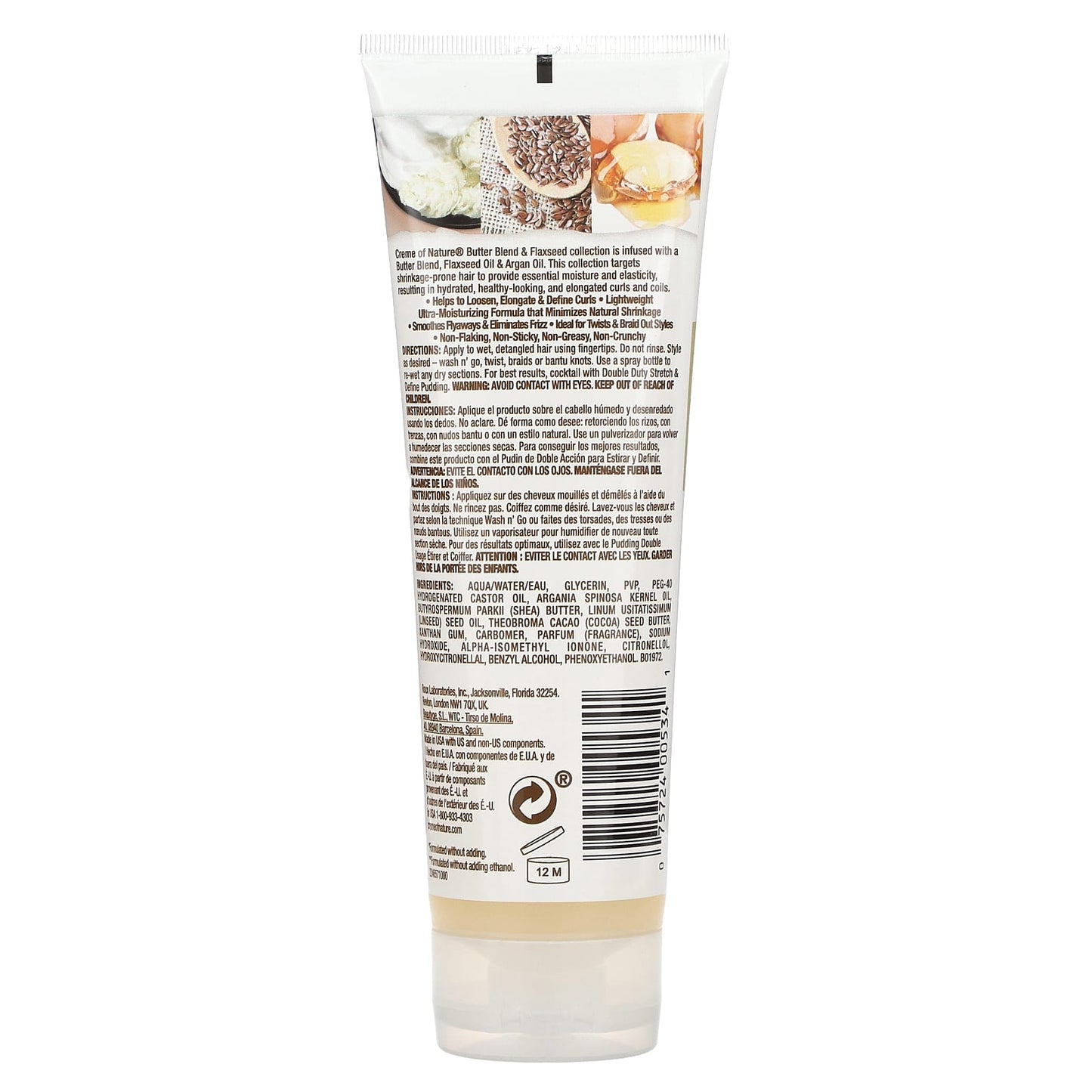 Creme of Nature Butter Blend & Flaxseed Hair Jelly, 8.4 fl oz - Image 2