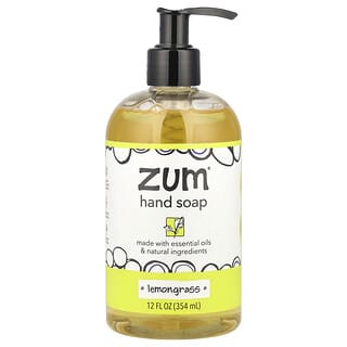 Lemongrass Hand Soap by ZUM, 12 fl oz, Natural & Eco-Friendly