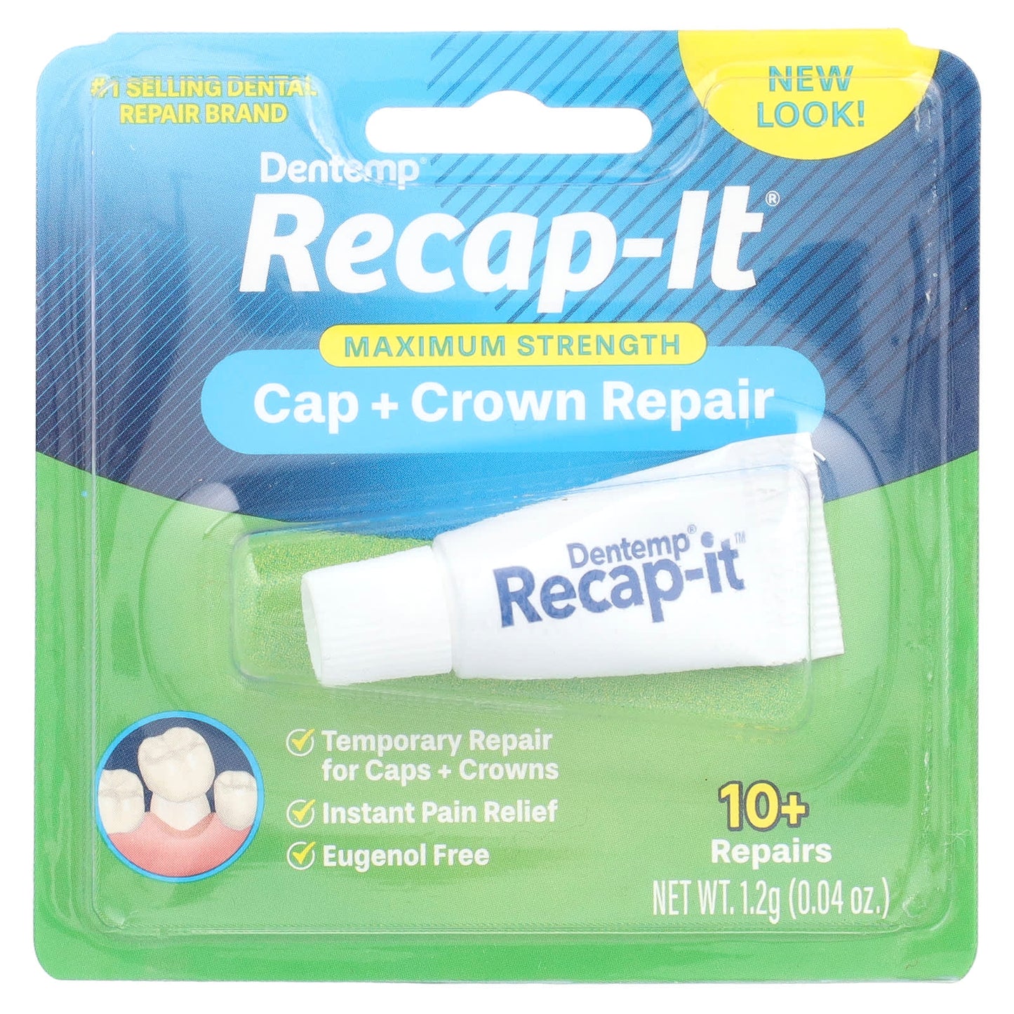 Dentemp Recap-It Cap & Crown Repair - Maximum Strength - Image 2