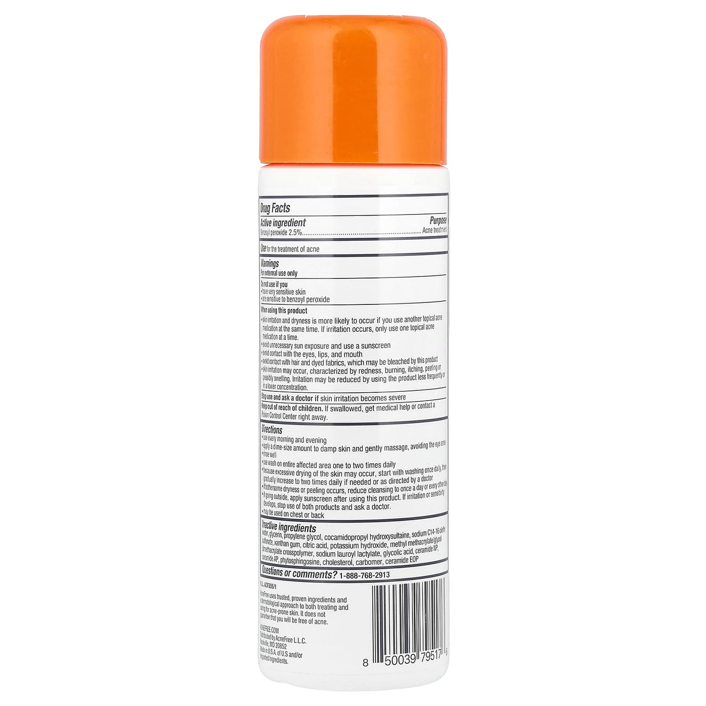 Effective Acne Treatment & Prevention with AcneFree Oil-Free Cleanser - Image 2