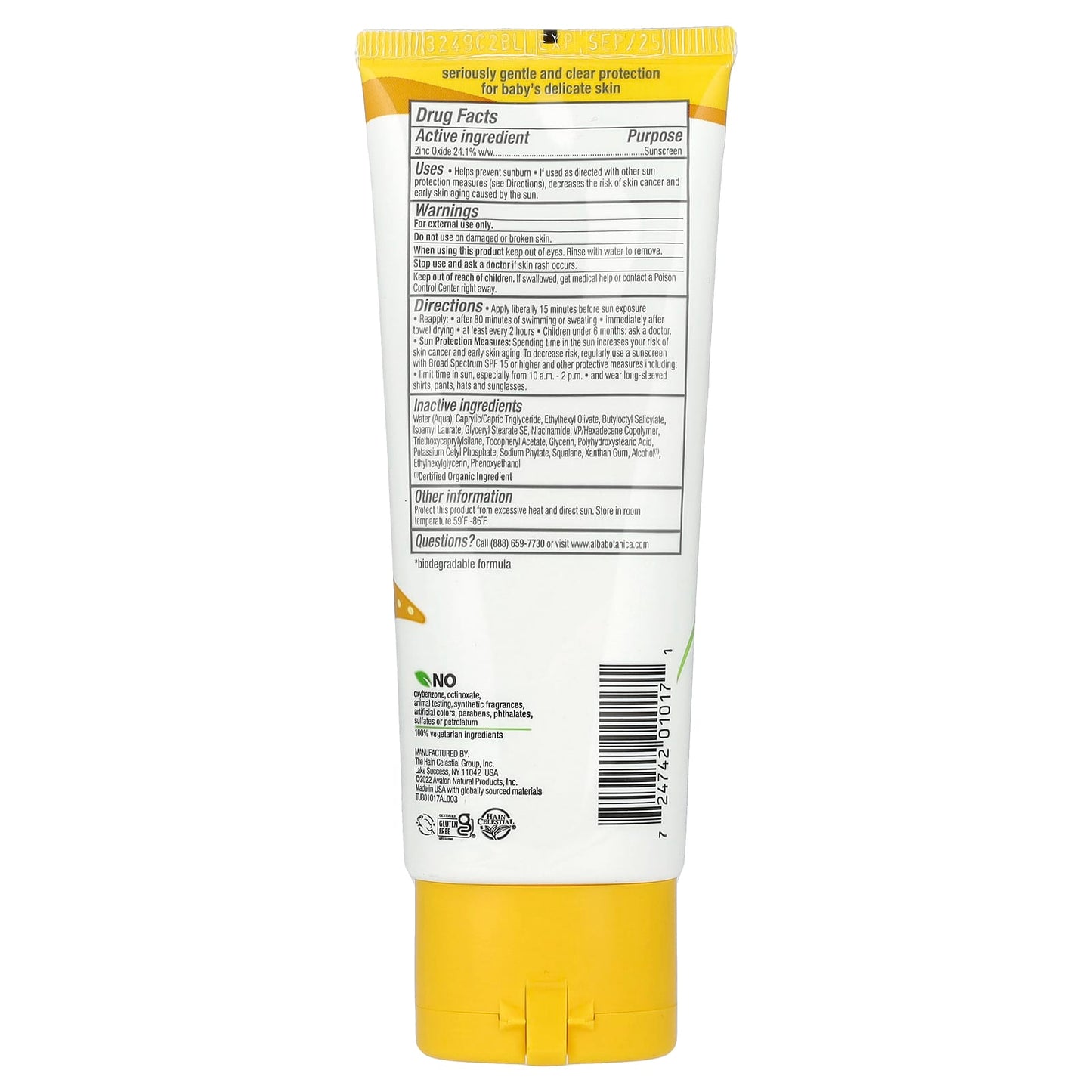 Baby Sheer Mineral Sunscreen Lotion SPF 50 Fragrance Free - 3 fl oz - Image 2