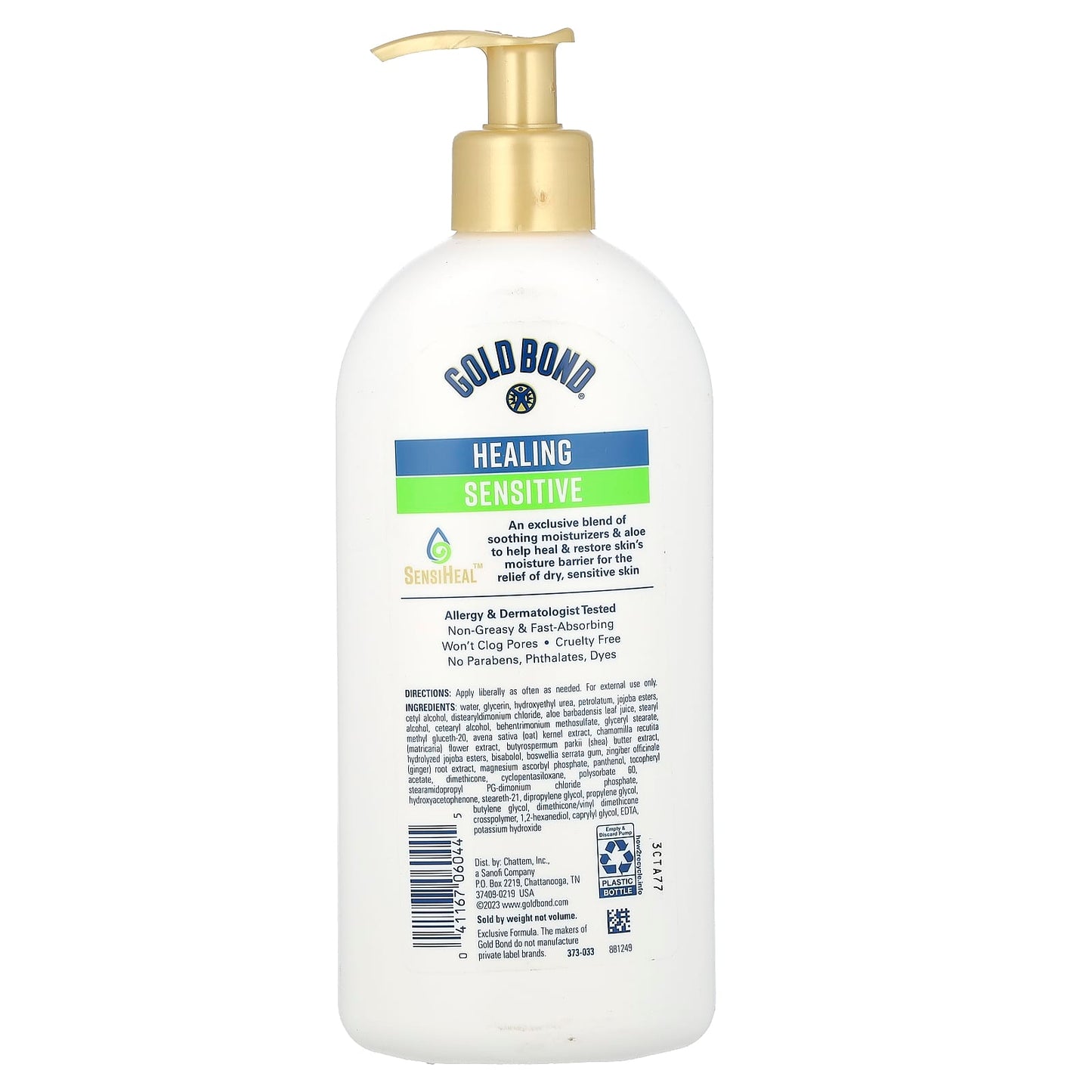 Fragrance-Free Gold Bond Lotion for Dry, Sensitive Skin, 13 oz - Image 2
