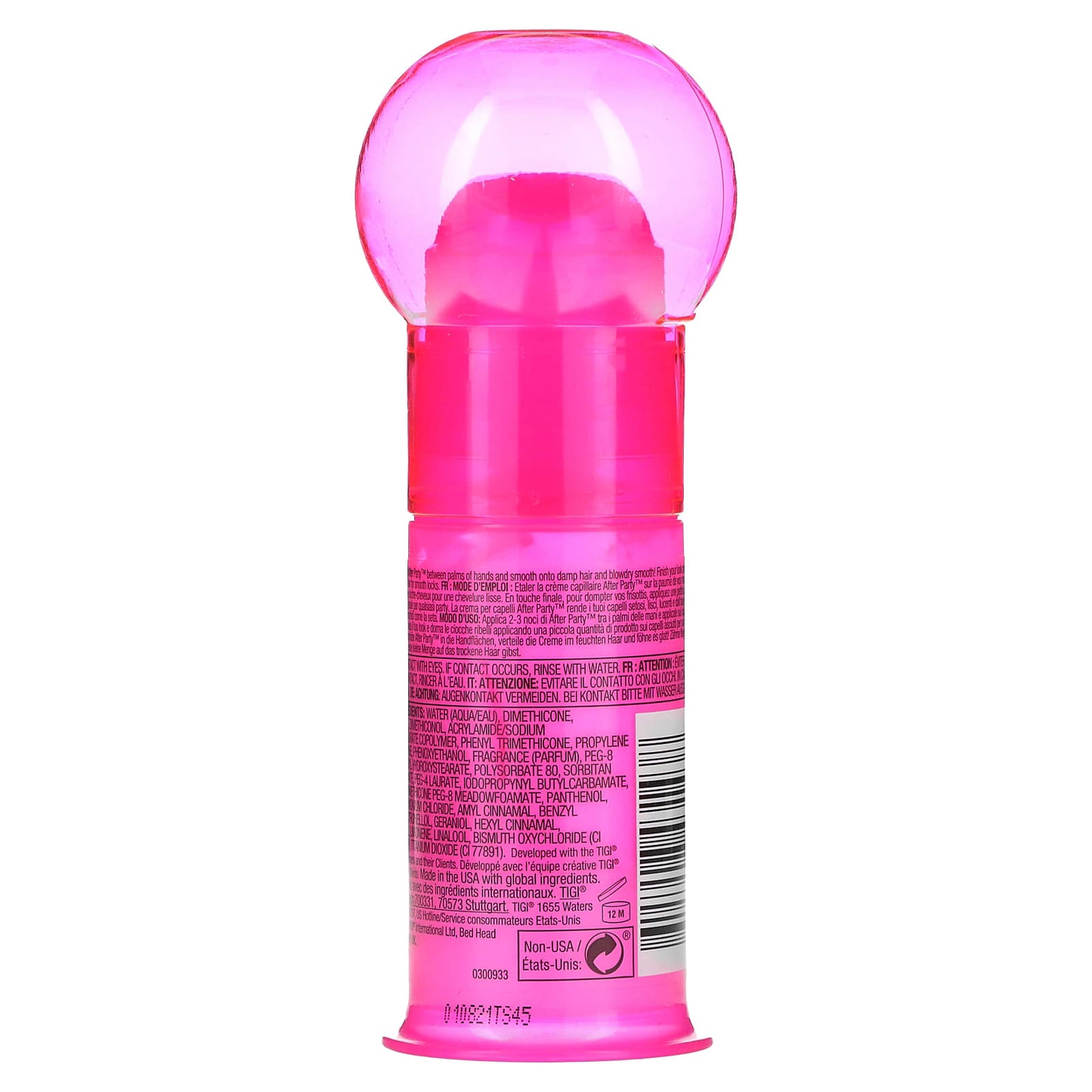 TIGI, Bed Head, After Party, Super Smoothing Cream, 1.69 fl oz (50 ml) - Image 2