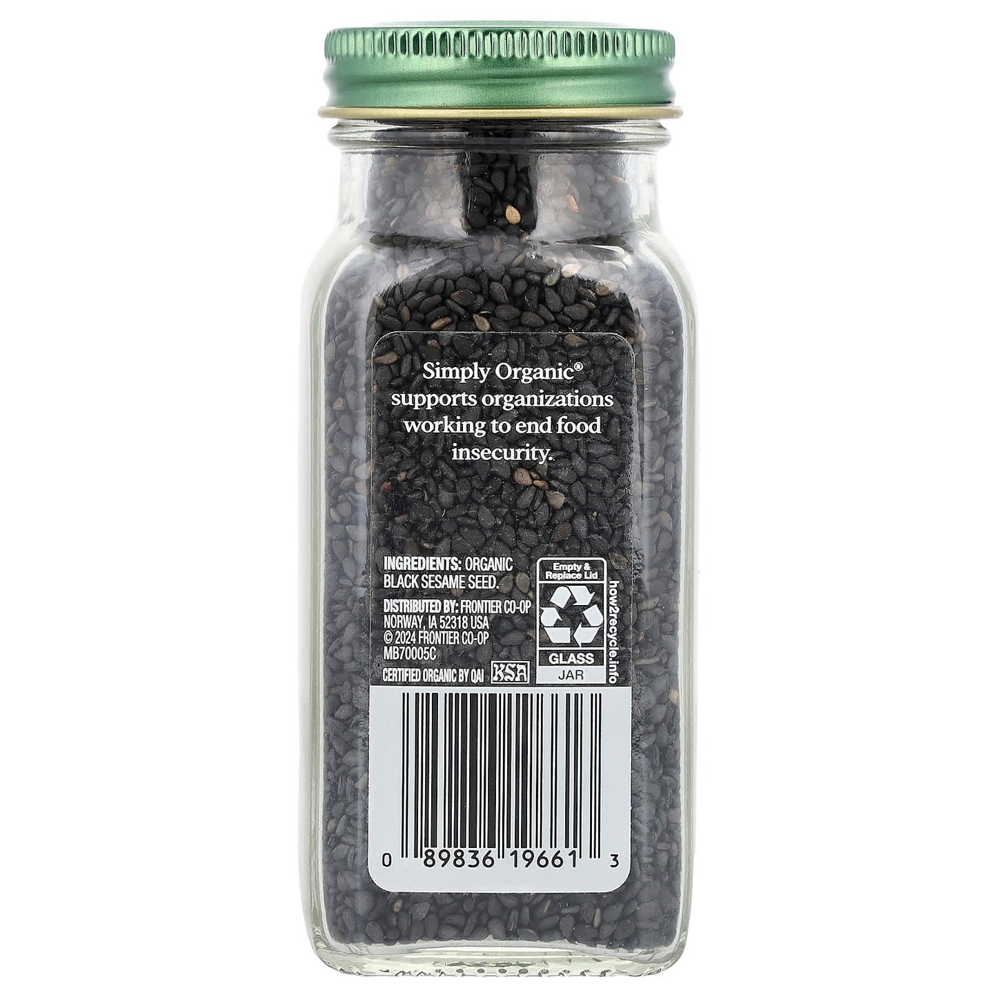 Simply Organic, Black Sesame Seed, 2.82 oz (80 g) - Image 2