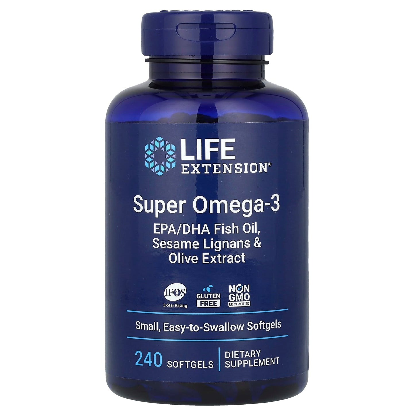Life Extension, Super Omega-3, 240 Softgels - Image 1
