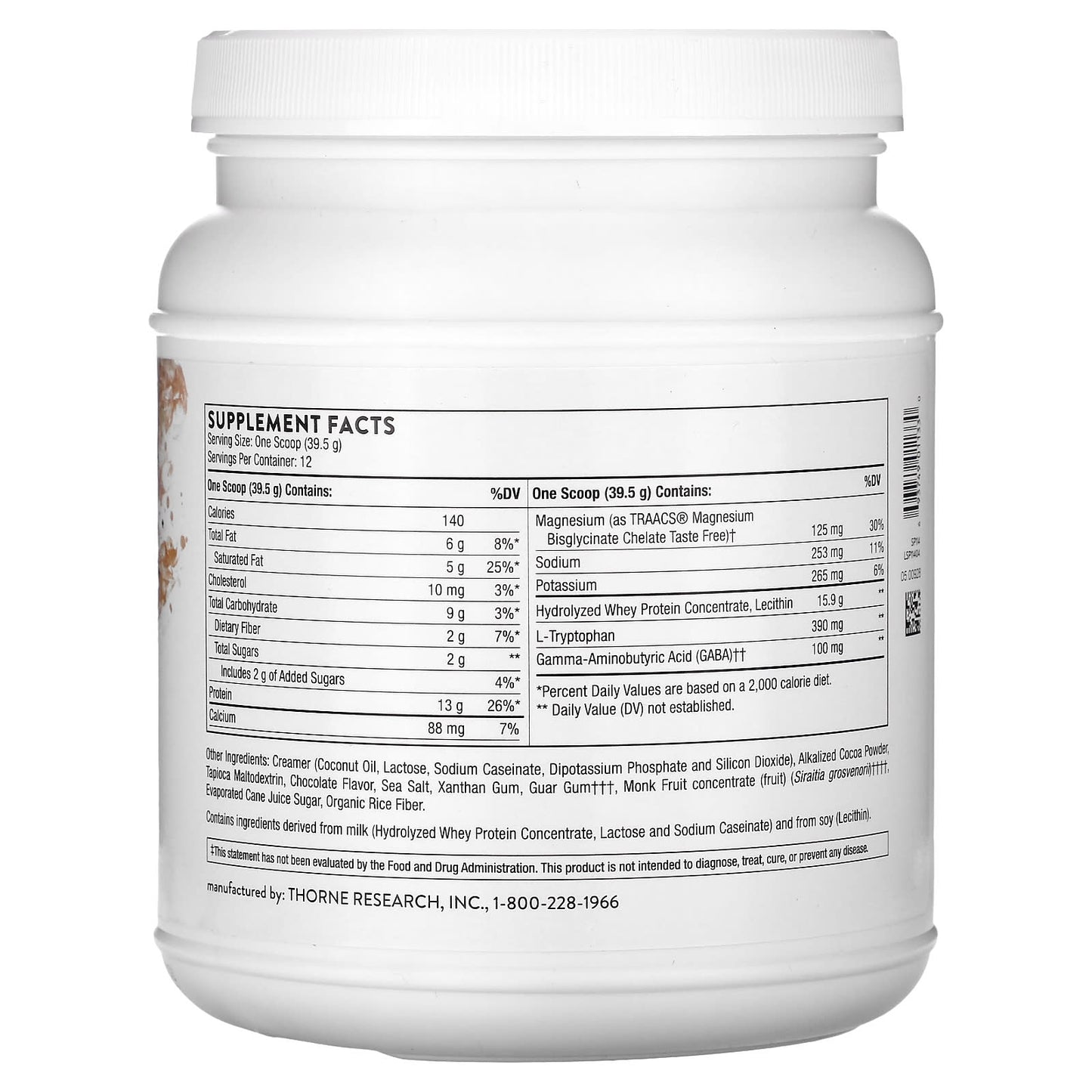 Thorne, RecoveryPro, Chocolate, 16.7 oz (474 g) - Image 2