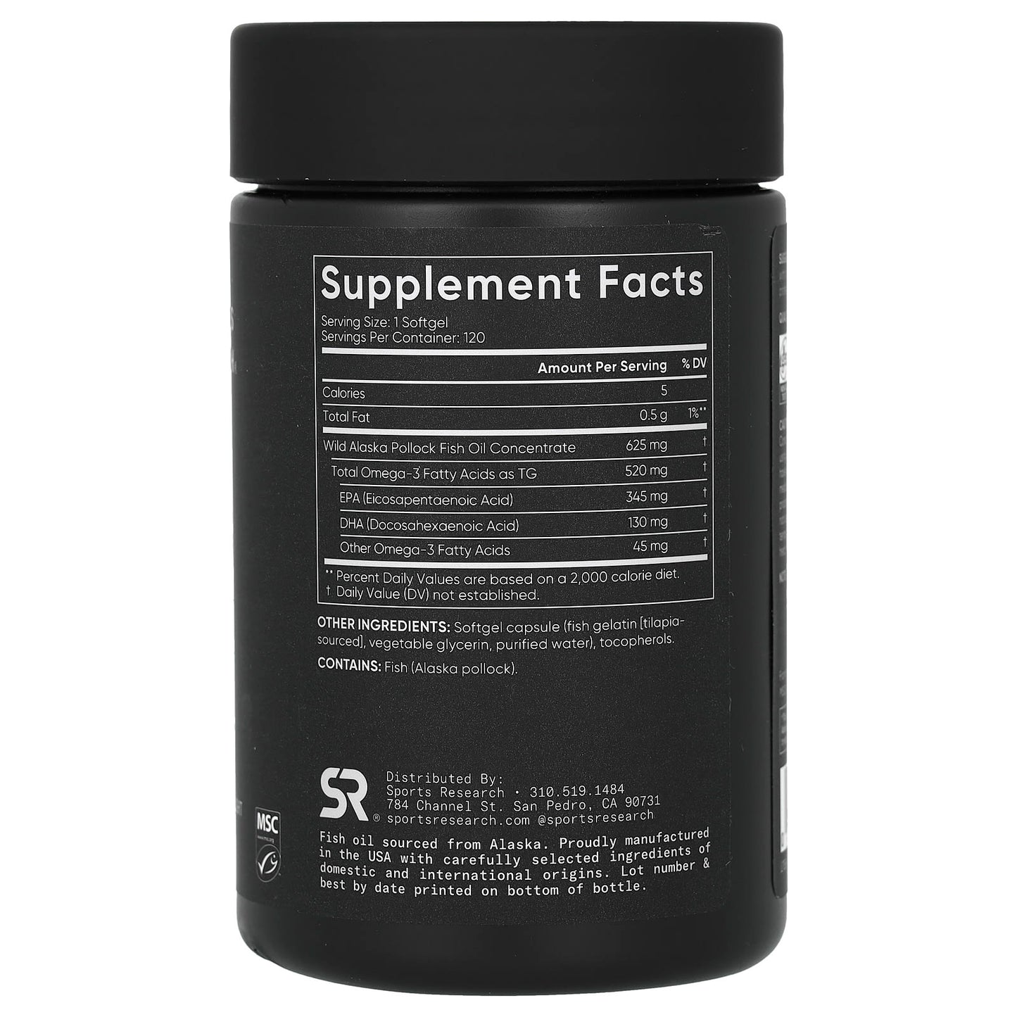 Sports Research, Omega-3 Fish Oil, Mini Gels, 120 Softgels - Image 2