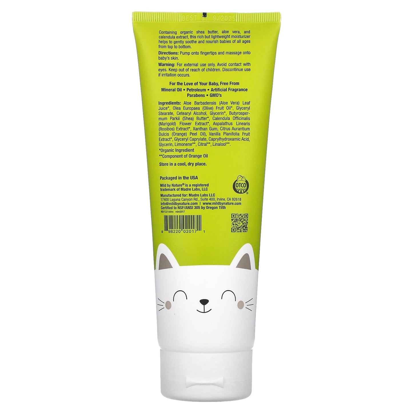 Nourishing Baby Lotion for Delicate Skin - Vanilla Orange Scent - Image 2