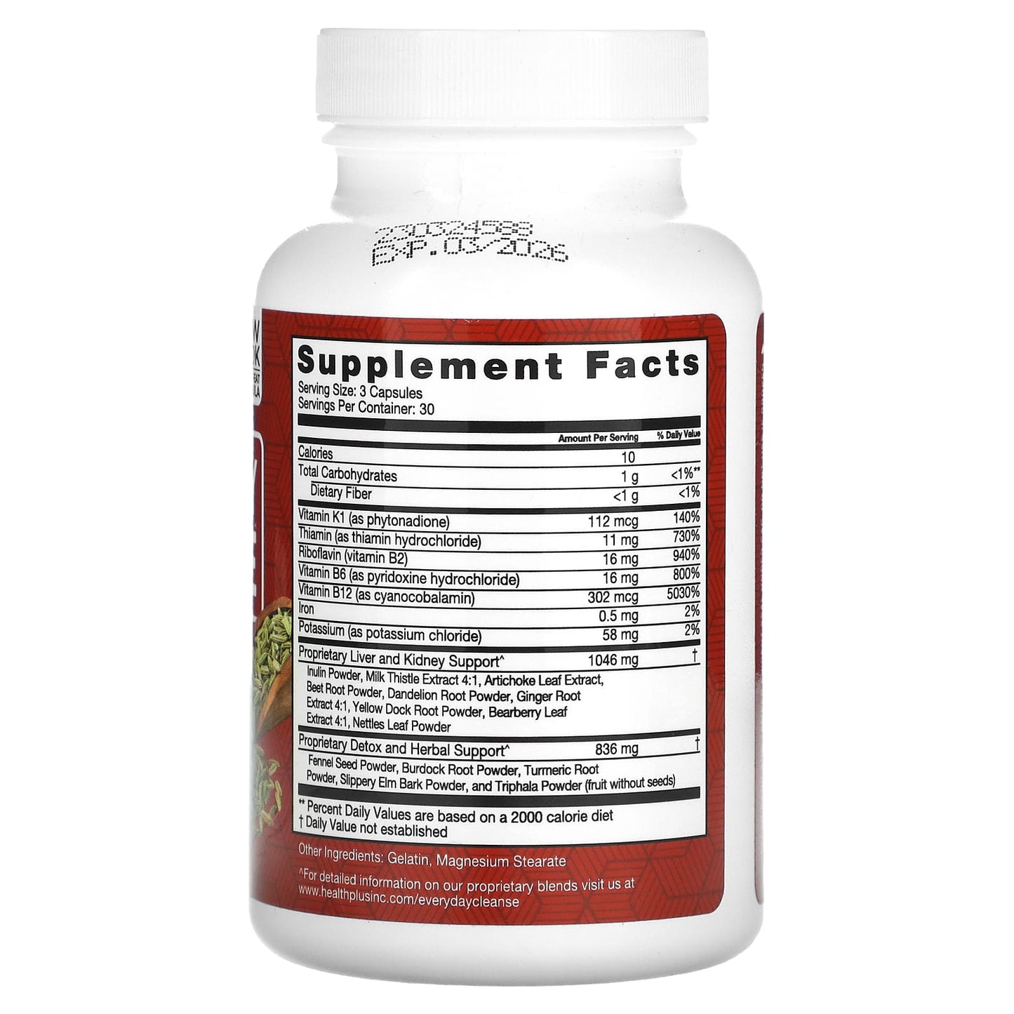 Daily Liver & Kidney Support Supplement by Health Plus - Image 2