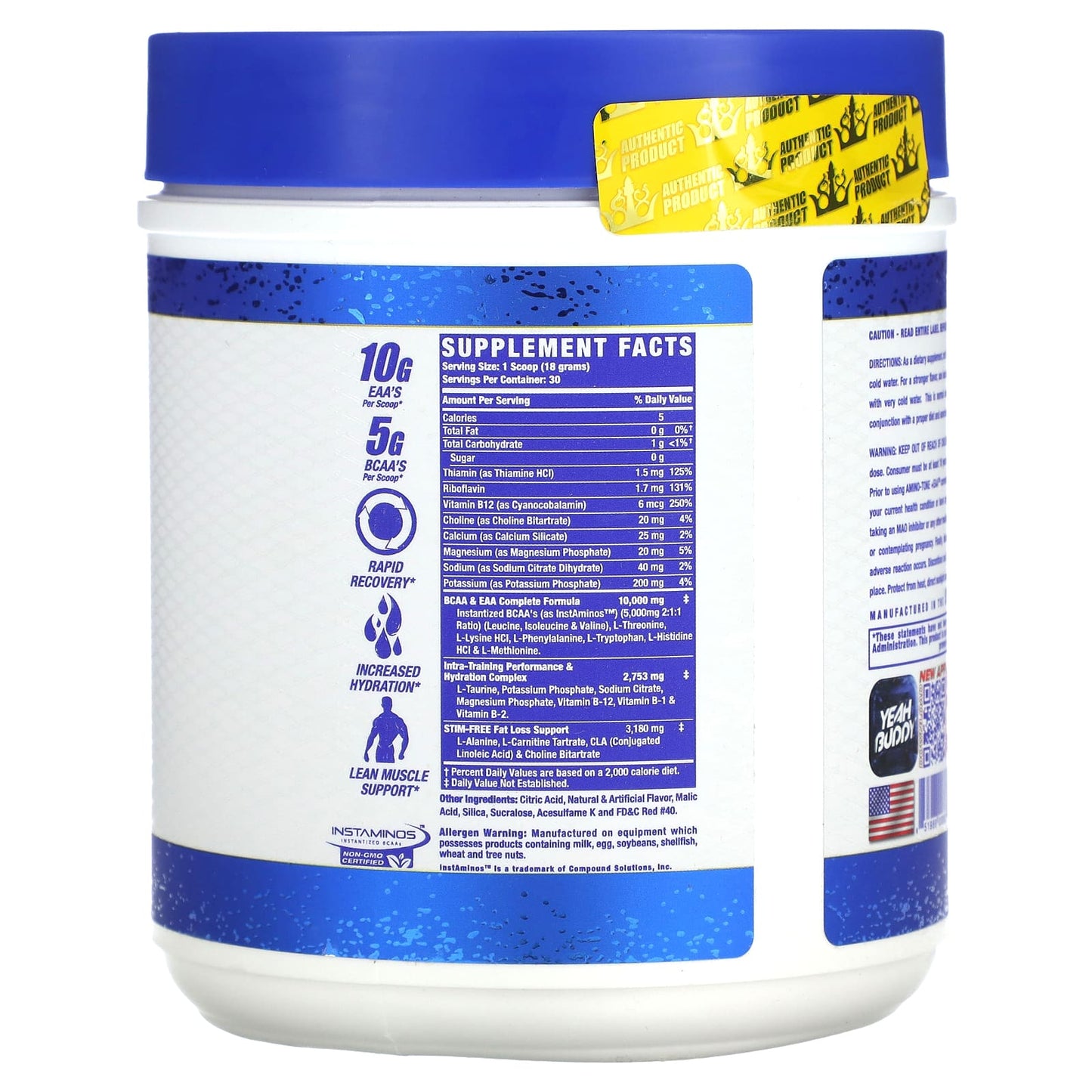 Ronnie Coleman, Signature Series, Amino Tone + EAA™, Cherry Limeade, 1.2 lb (540 g)
